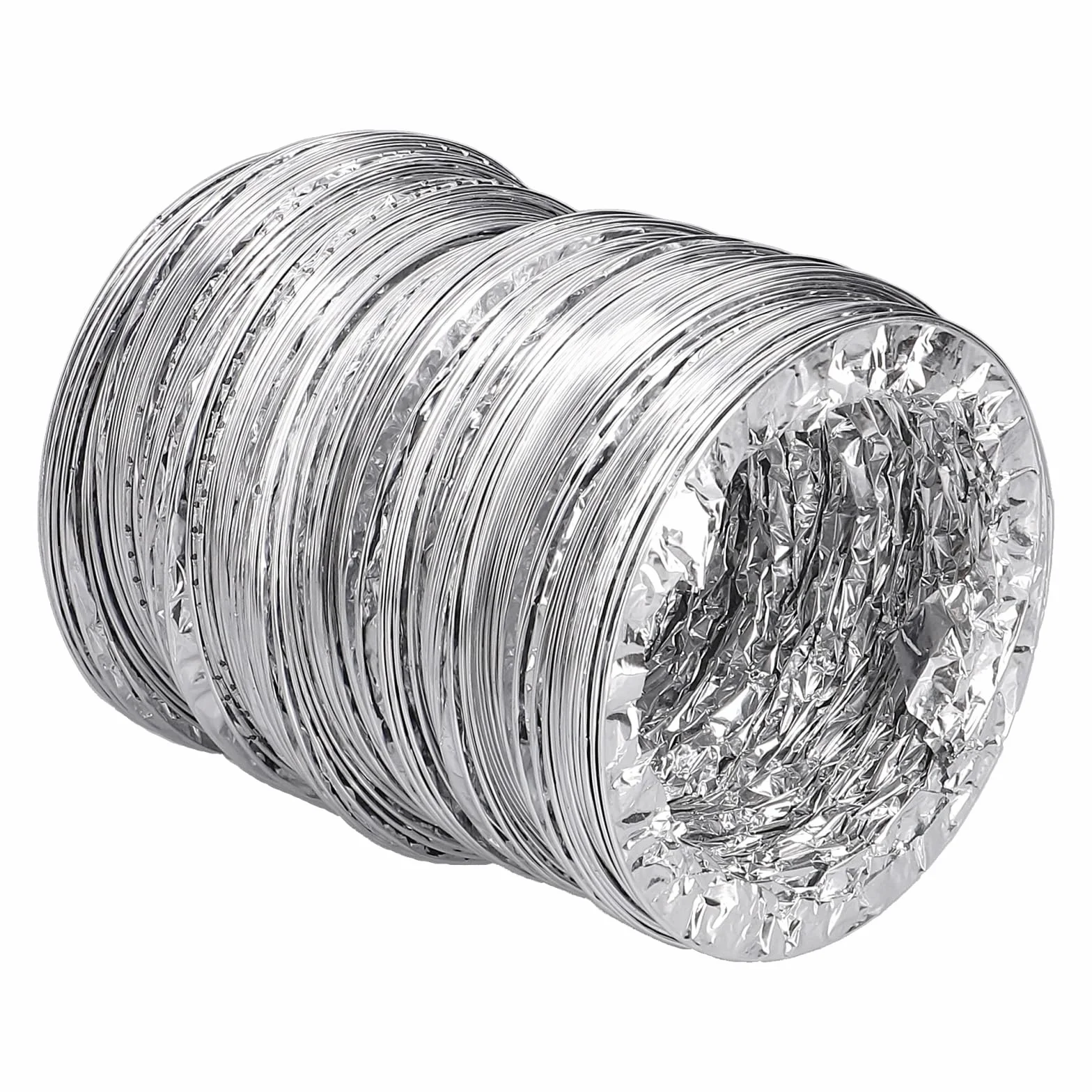 Europart Wąż odprowadzający powietrze 125mm ALU 3m do suszarki, okapu, klimatyzacji