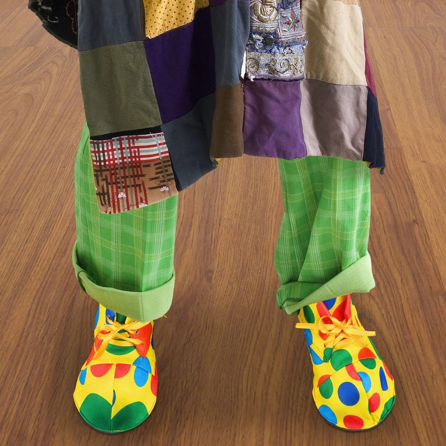 1 para butów klauna, duże zabawne buty parodii, tęczowe buty klauna, buty do cosplay, buty sceniczne, odpowiednie na imprezy kostiumowe i występy festiwalowe