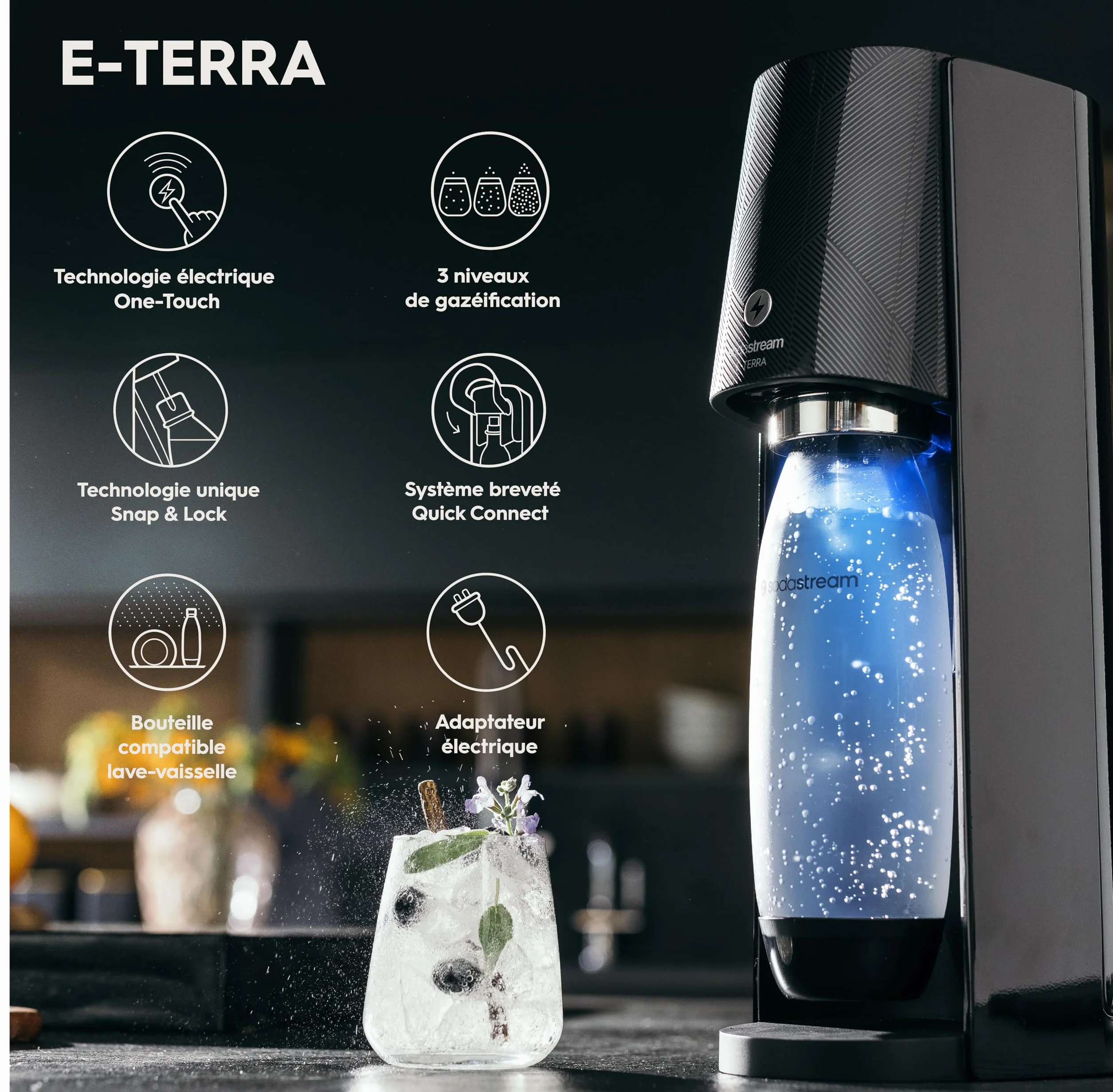 Sodastream Eterra Ziemia czarna