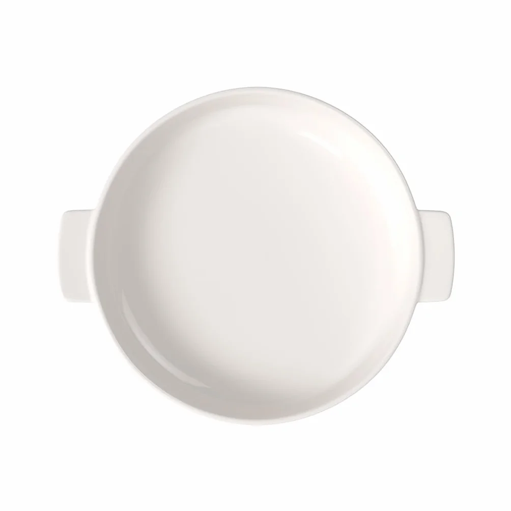 Villeroy & Boch Clever Cooking okrągłe naczynie do pieczenia 28 cm porcelana biała