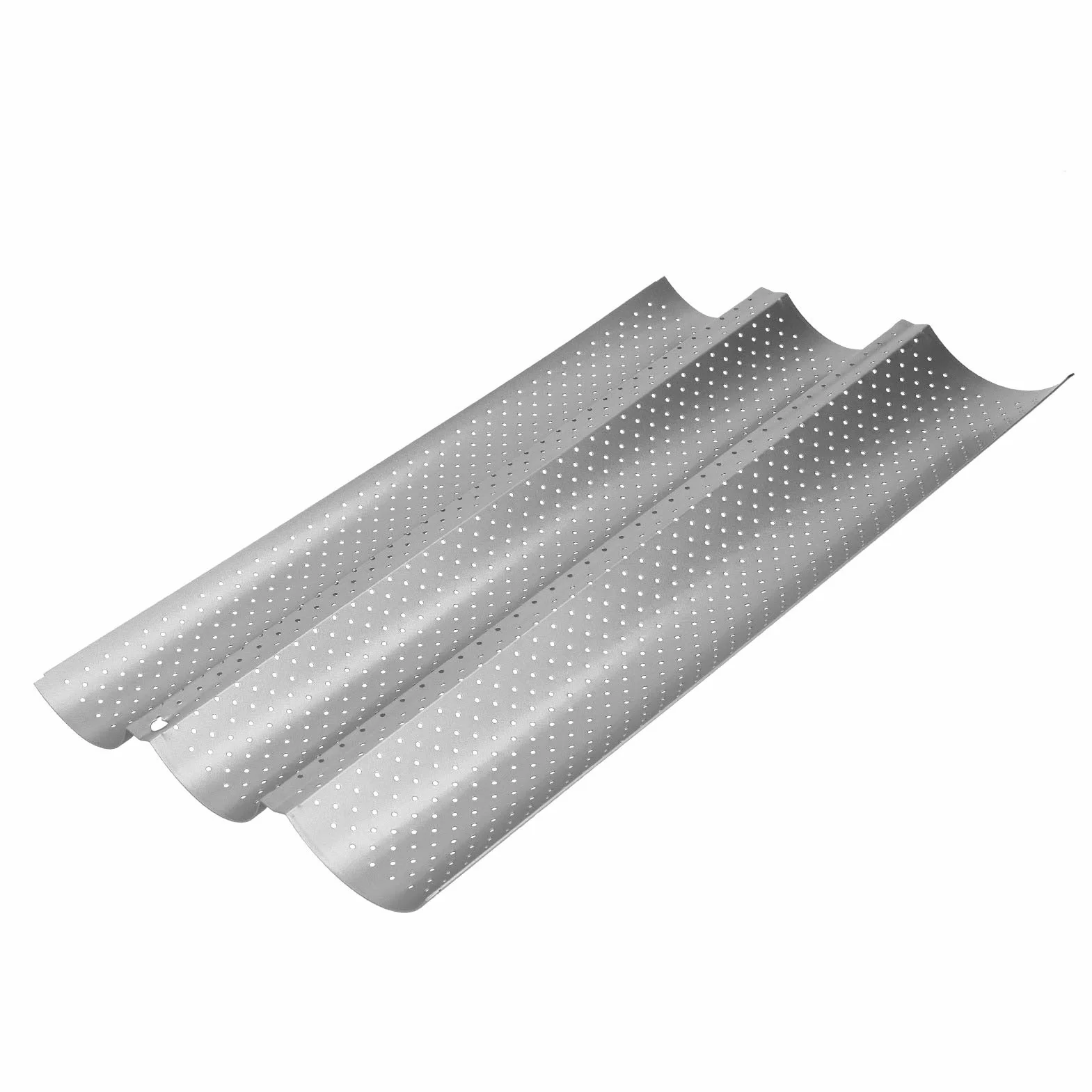 Francuska Blacha do Pieczenia Chleba Nonstick MultiGrooves Fale Patelnia do Bagietki Taca 3 Rowki
