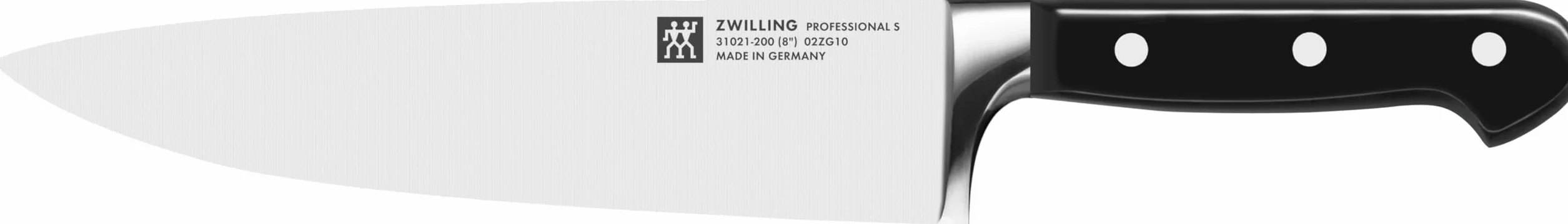 ZWILLING Professional S Messer-Set 3-tlg., Kochmesser, Fleischmesser, Spickmesser, Rostfreier Spezialstahl