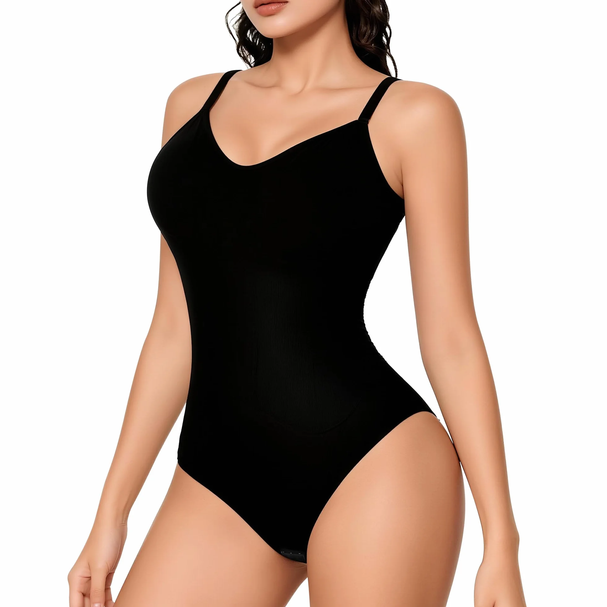 Body Shapewear dla kobiet UK - Bezszwowe modelujące brzuch, modelujące stringi, damskie body