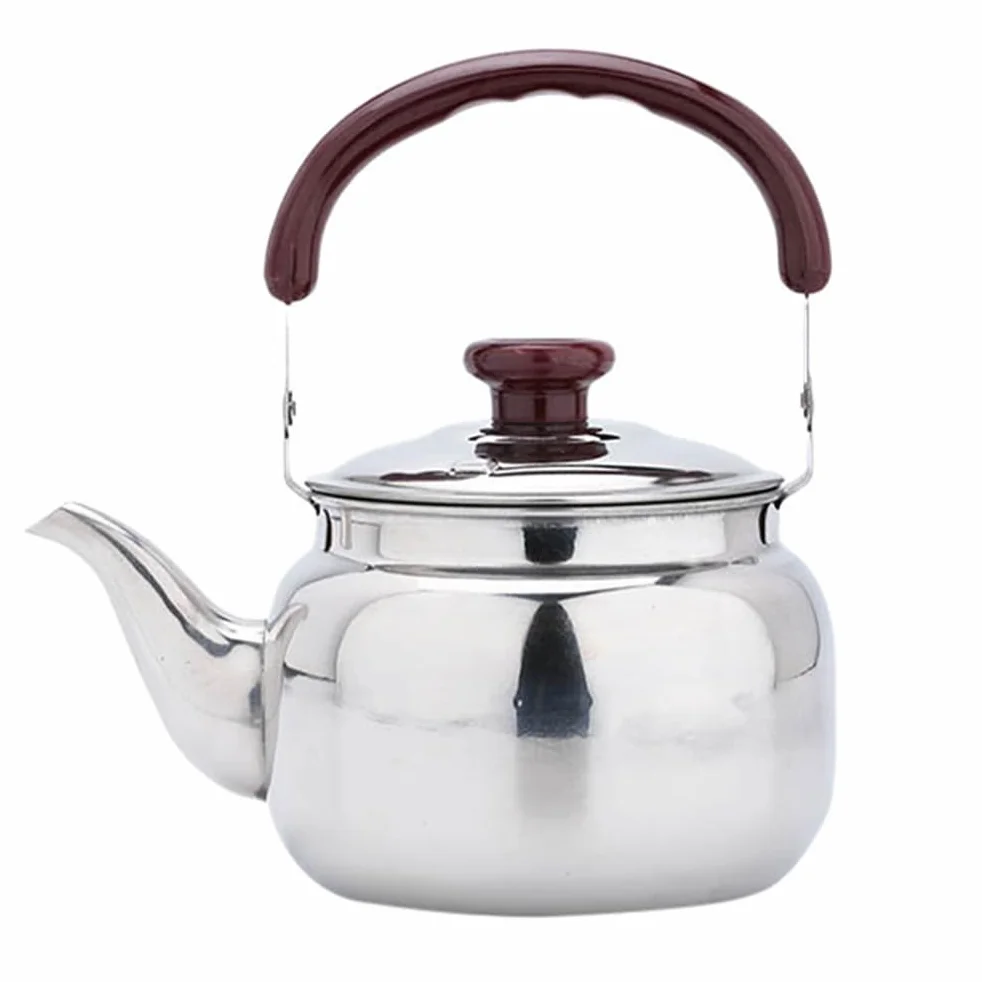 BESPORTBLE Czajnik ze stali nierdzewnej 750 ml z gwizdkiem do kuchenki gazowej vintage
