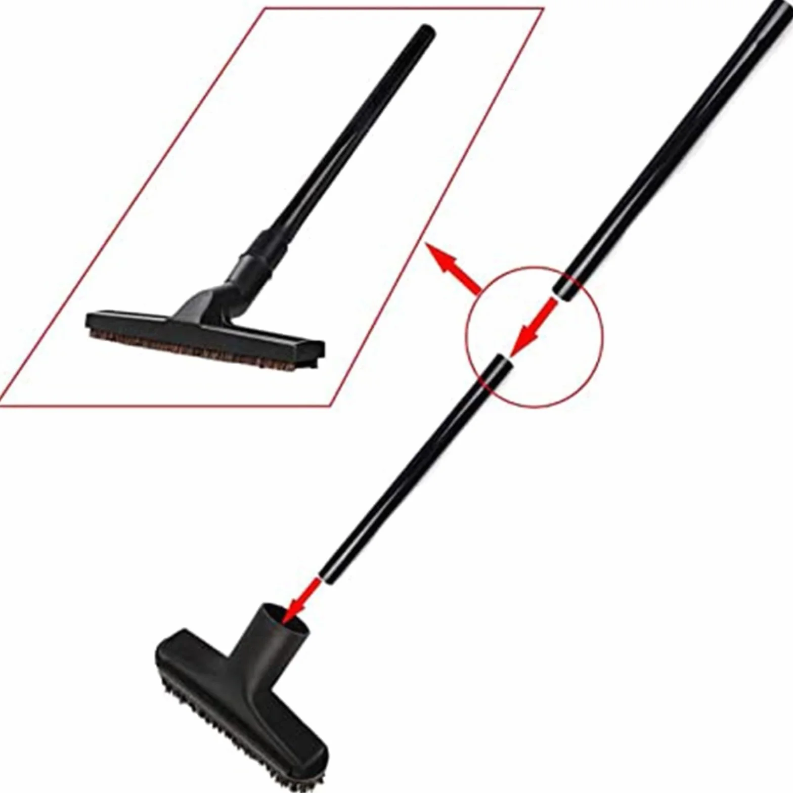 Rura przedłużająca 35 mm 45 cm do odkurzacza Karcher A2004 MV3 WD3 ABS czarny