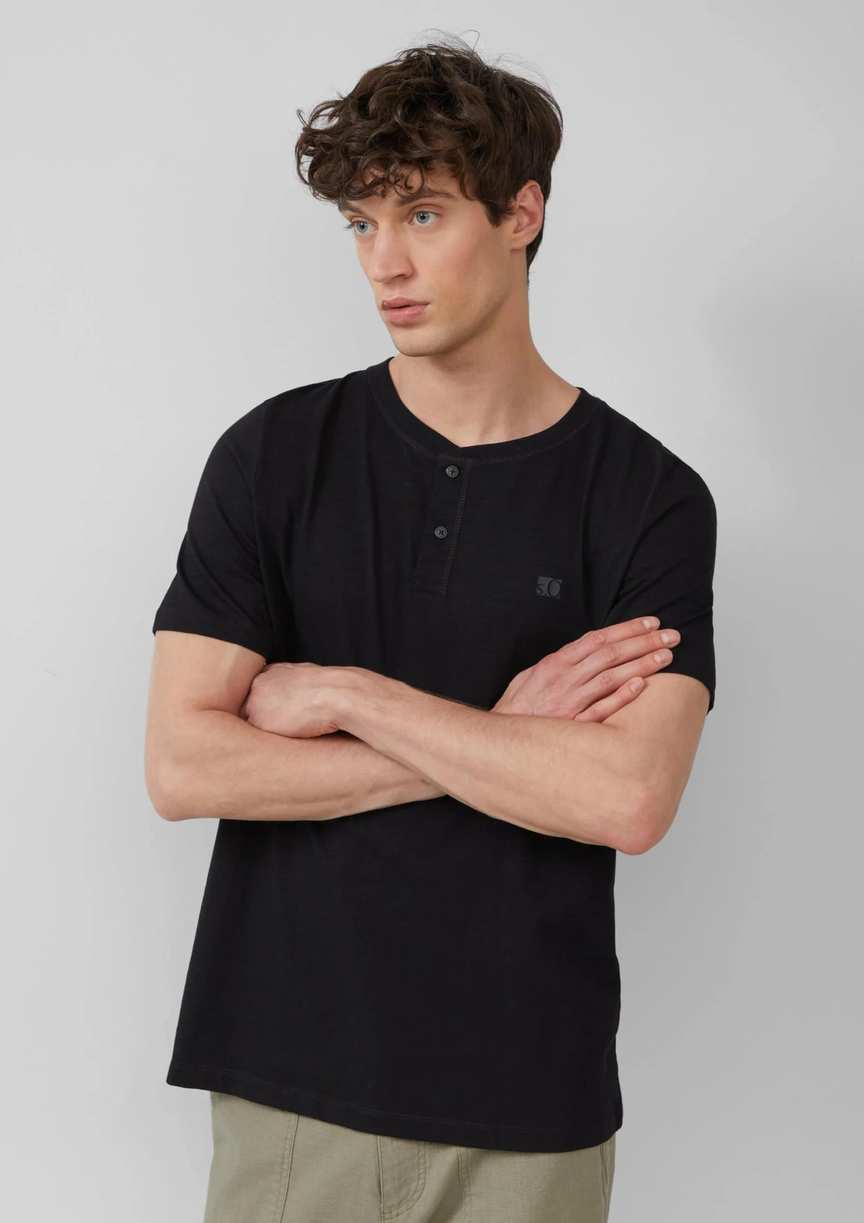 s.Oliver Henley t-shirt męski, czarny, XXL