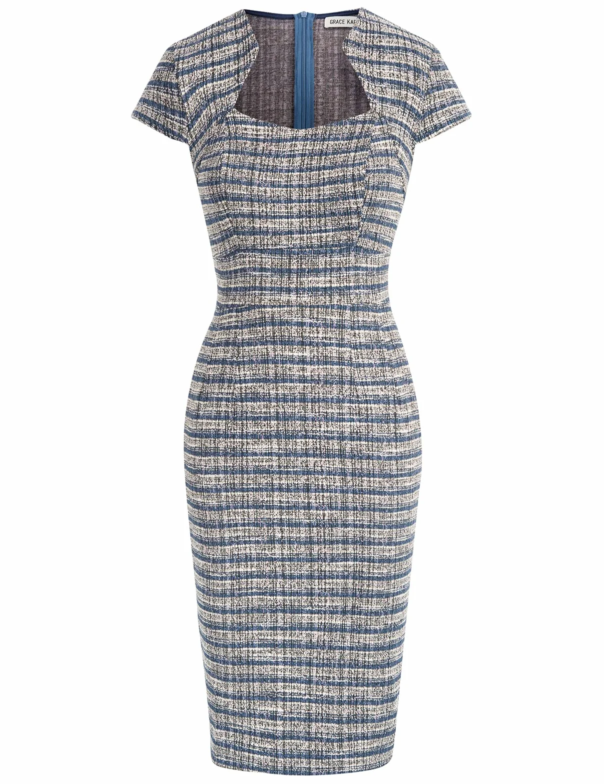 Grace Karin Damska sukienka ołówkowa w stylu vintage, w stylu lat 50. i 60.