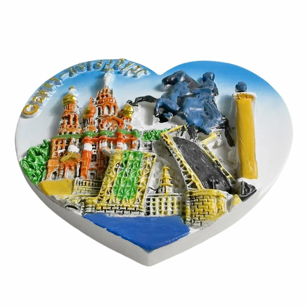 Sankt Petersburg Rosja pamiątka turystyczna 3D magnes na lodówkę dekoracja magnes
