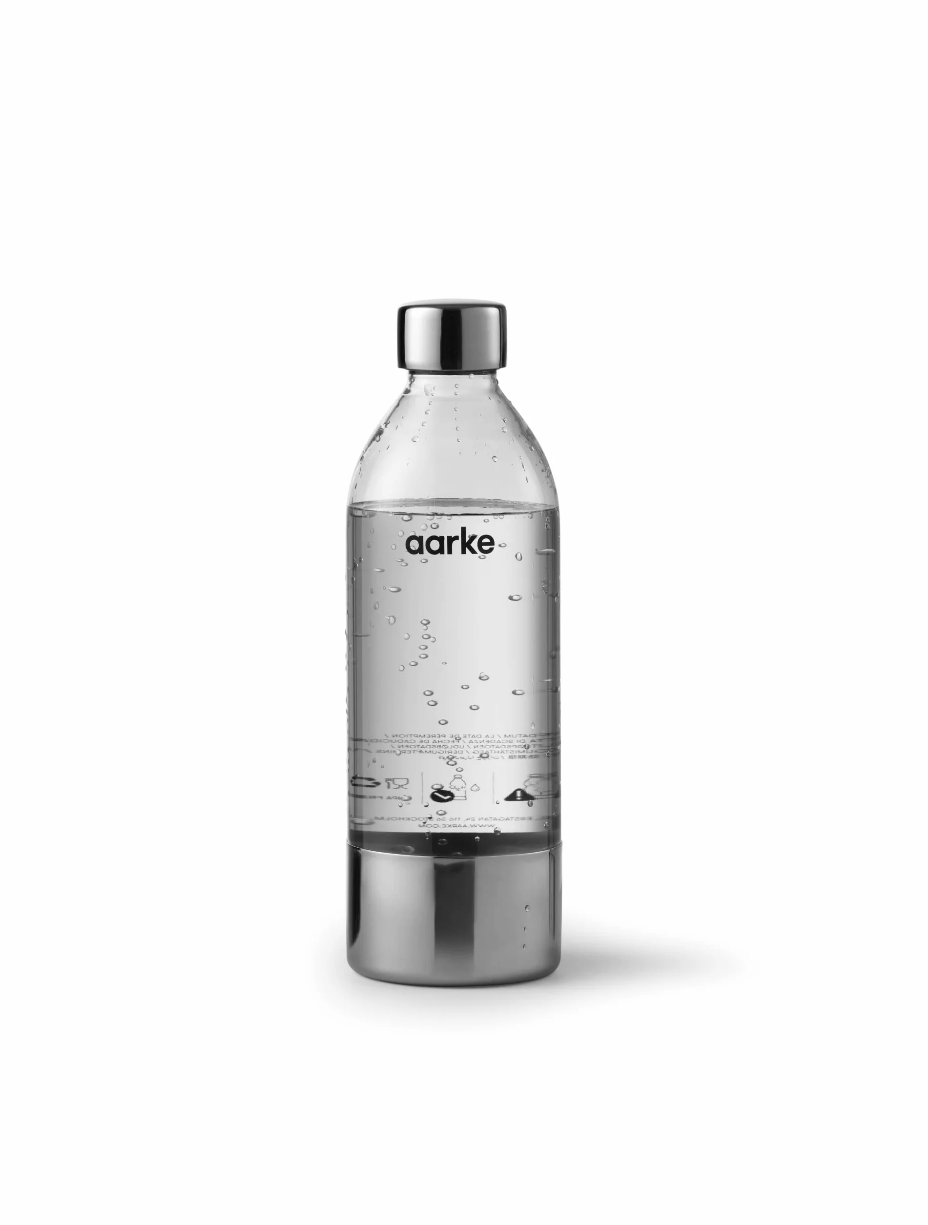 Aarke Carbonator 3, Saturator do Wody z Butelką (2 x 800ml), Wykończenie Stalowe
