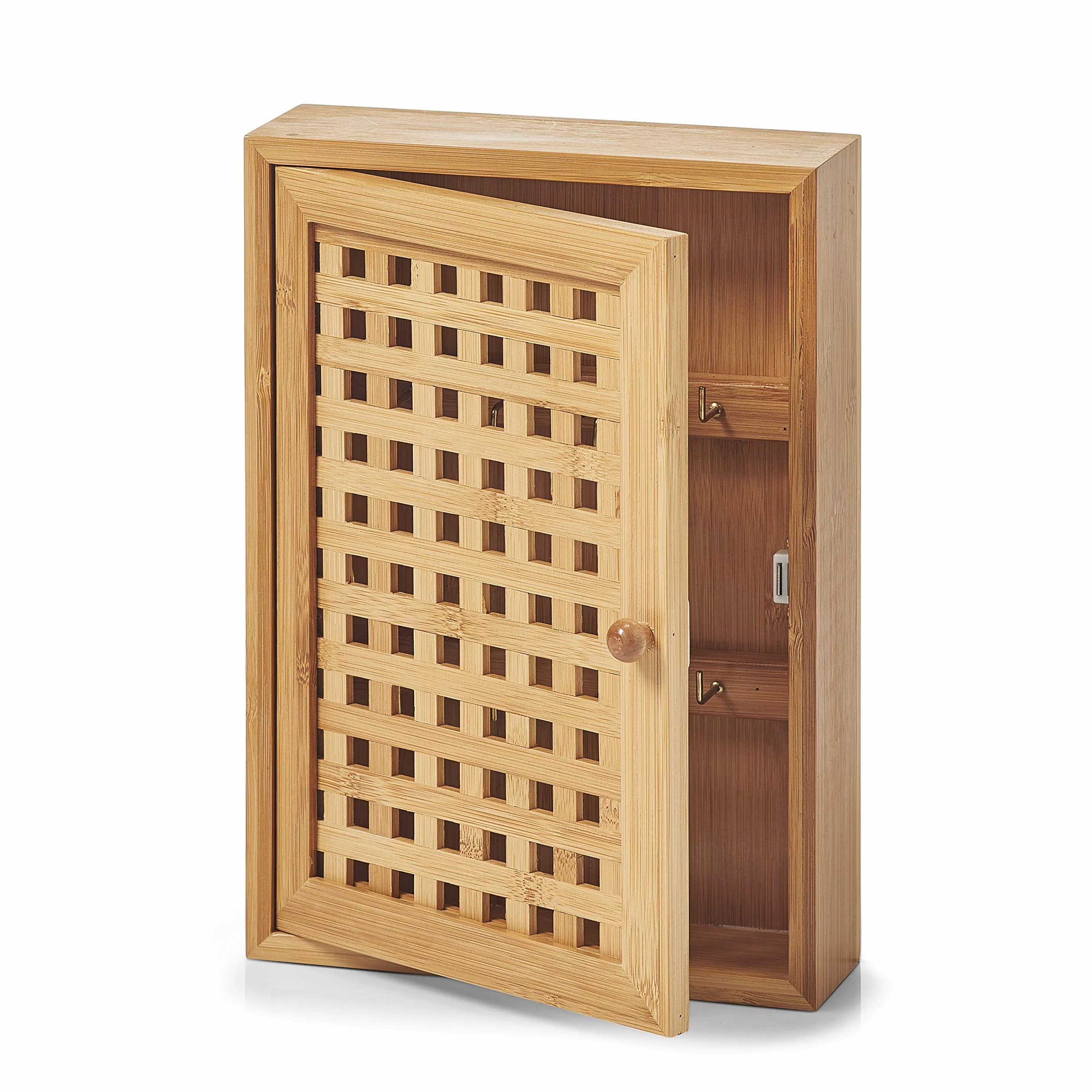 Zeller Skrzynka na klucze 19 x 6 x 27 cm brązowa