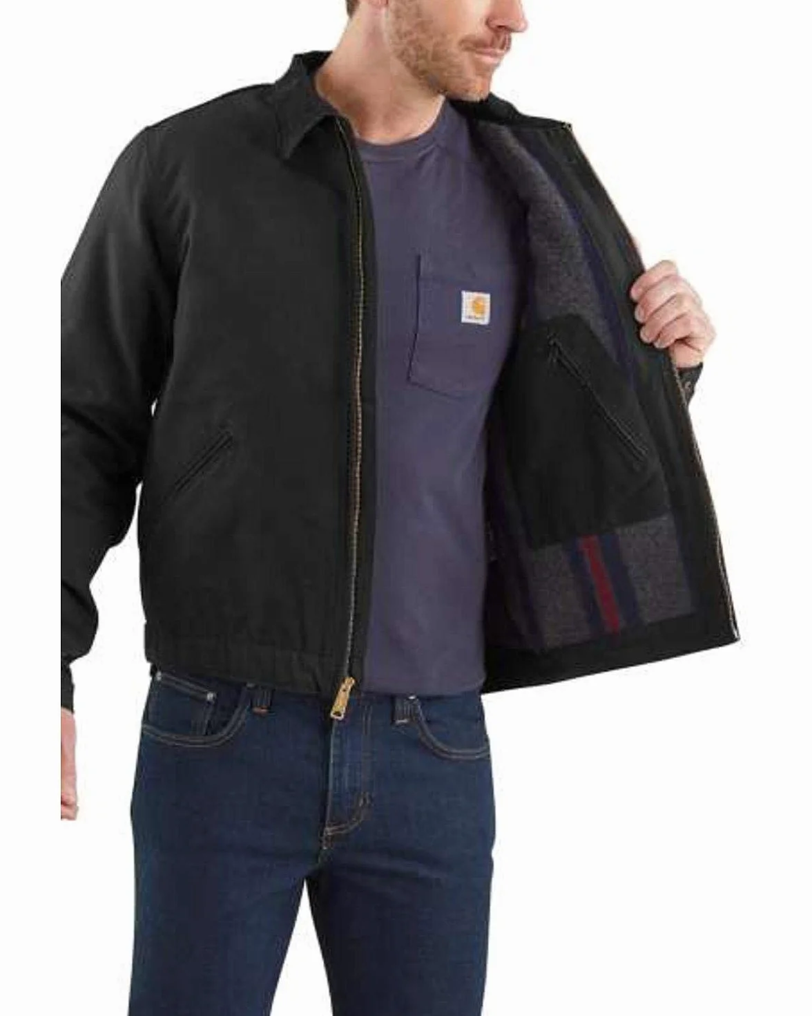 Carhartt Duck Detroit Jacket odzież robocza Mężczyźni