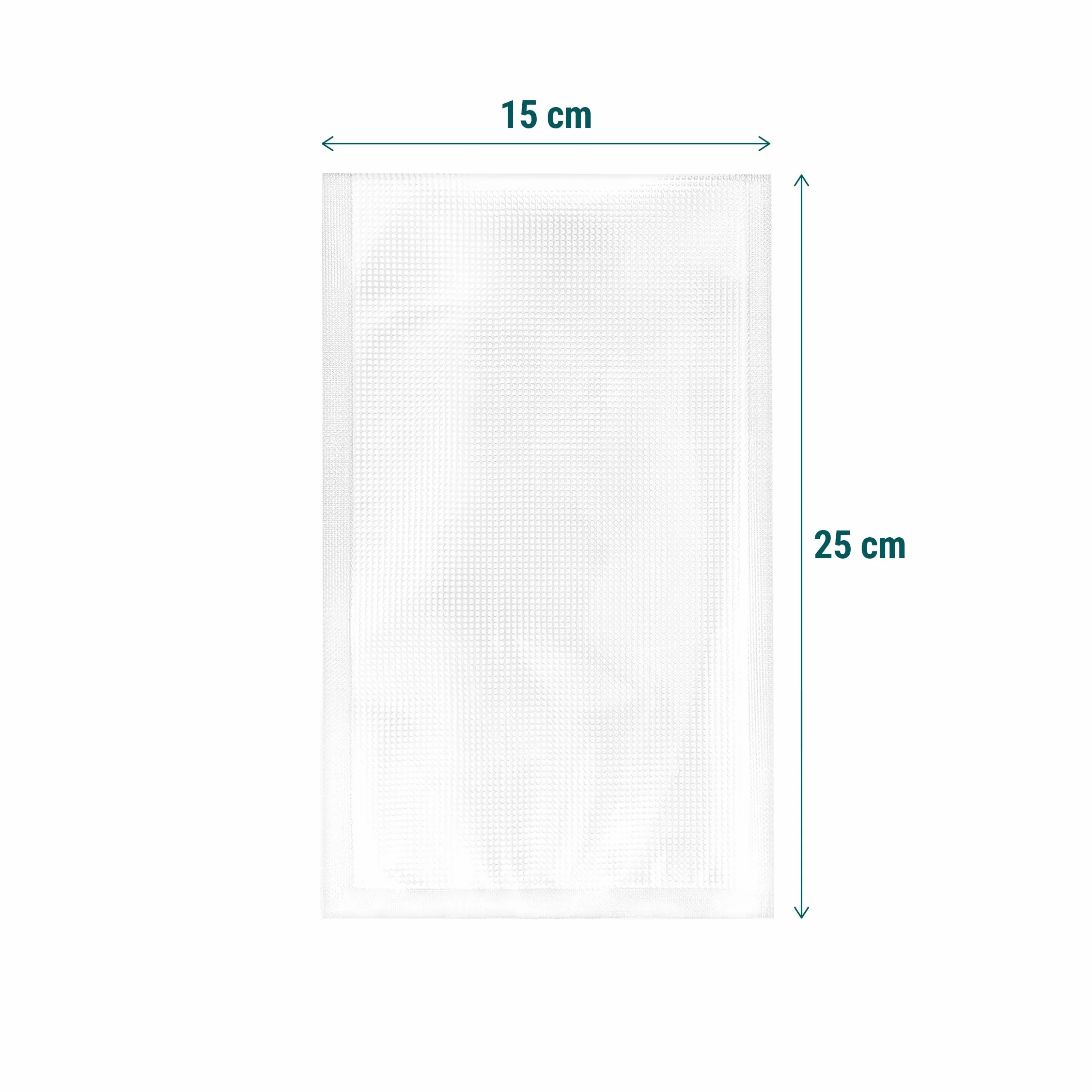 Sillar Worki próżniowe 100 sztuk 15x25cm, folia próżniowa do żywności, worki foliowe do zgrzewarek próżniowych i Sous Vide, worki do zamrażania, nie zawierają BPA, wytrzymałe od -20 do 100°C
