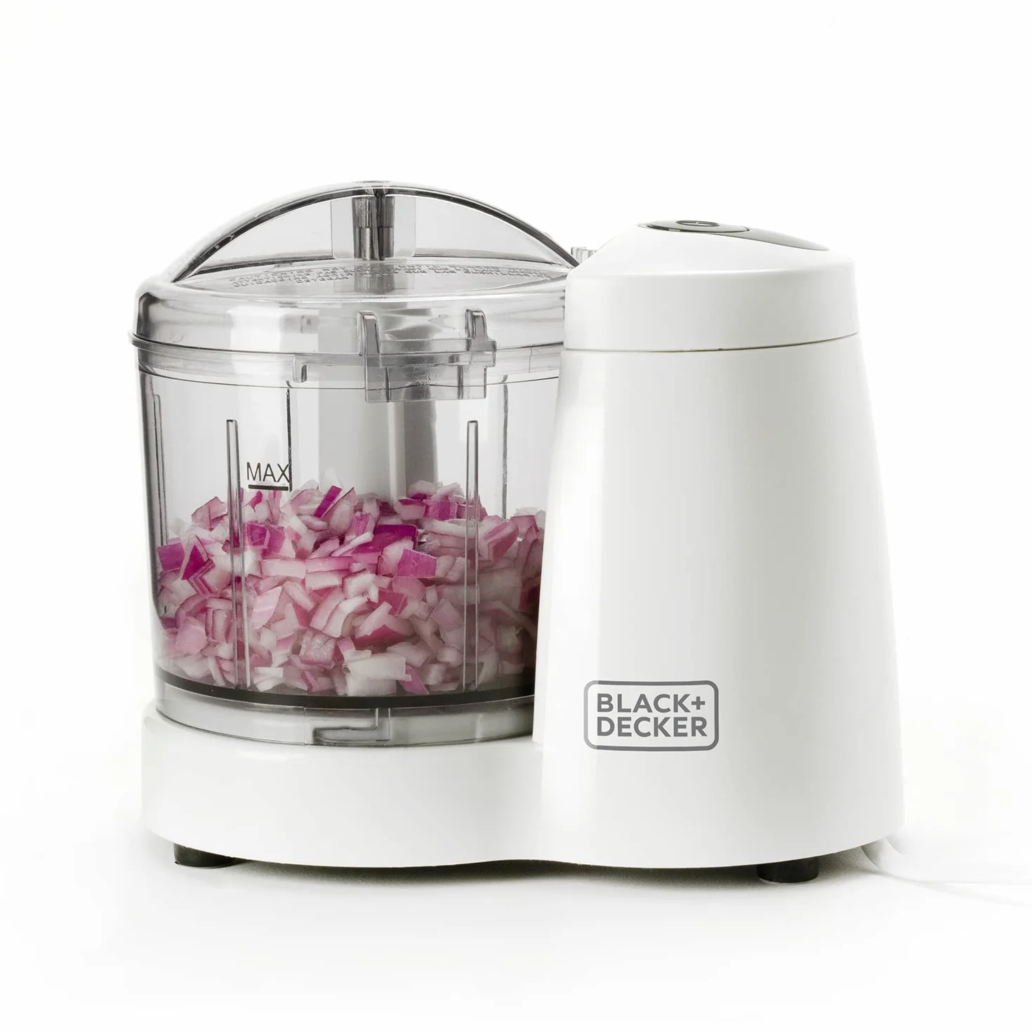 Black + DECKER rozdrabniacz BXCH120E 120 W 350 ml stal nierdzewna biały/szary