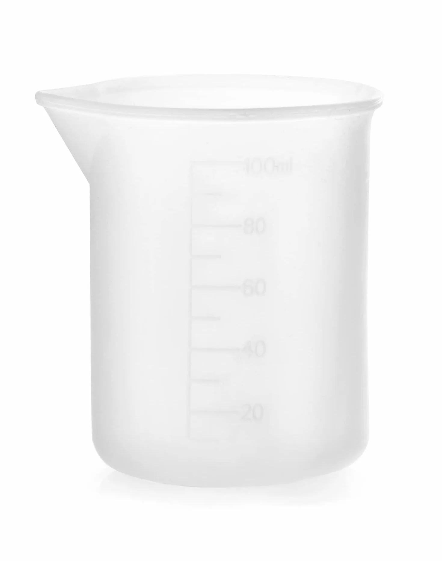 QWORK 8 szt silikonowe kubki pomiarowe 100 ml do żywicy epoksydowej
