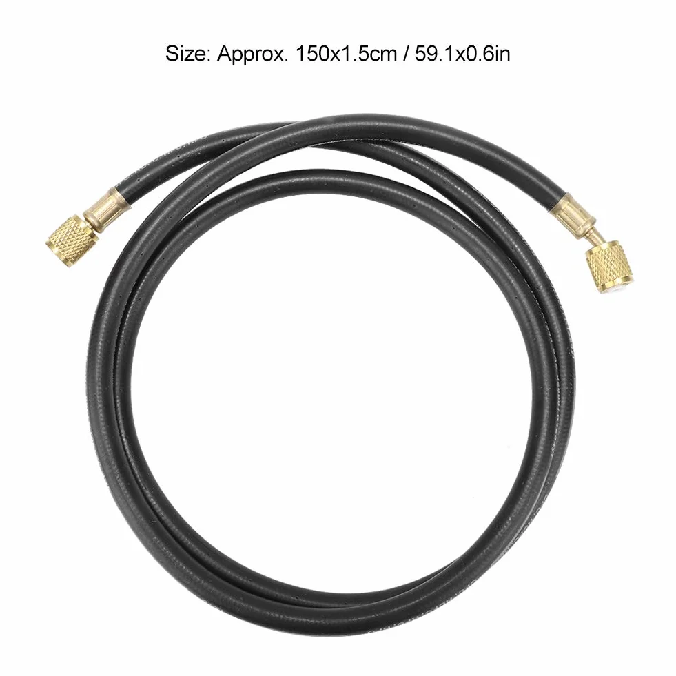 Wąż do dodawania czynnika chłodniczego, Wąż do dodawania czynnika R410 800-4000psi, Fluorkowa rura ciśnieniowa do klimatyzatora, 1/4SAE do R22 / R134a / R404, R12 / R407C / R600
