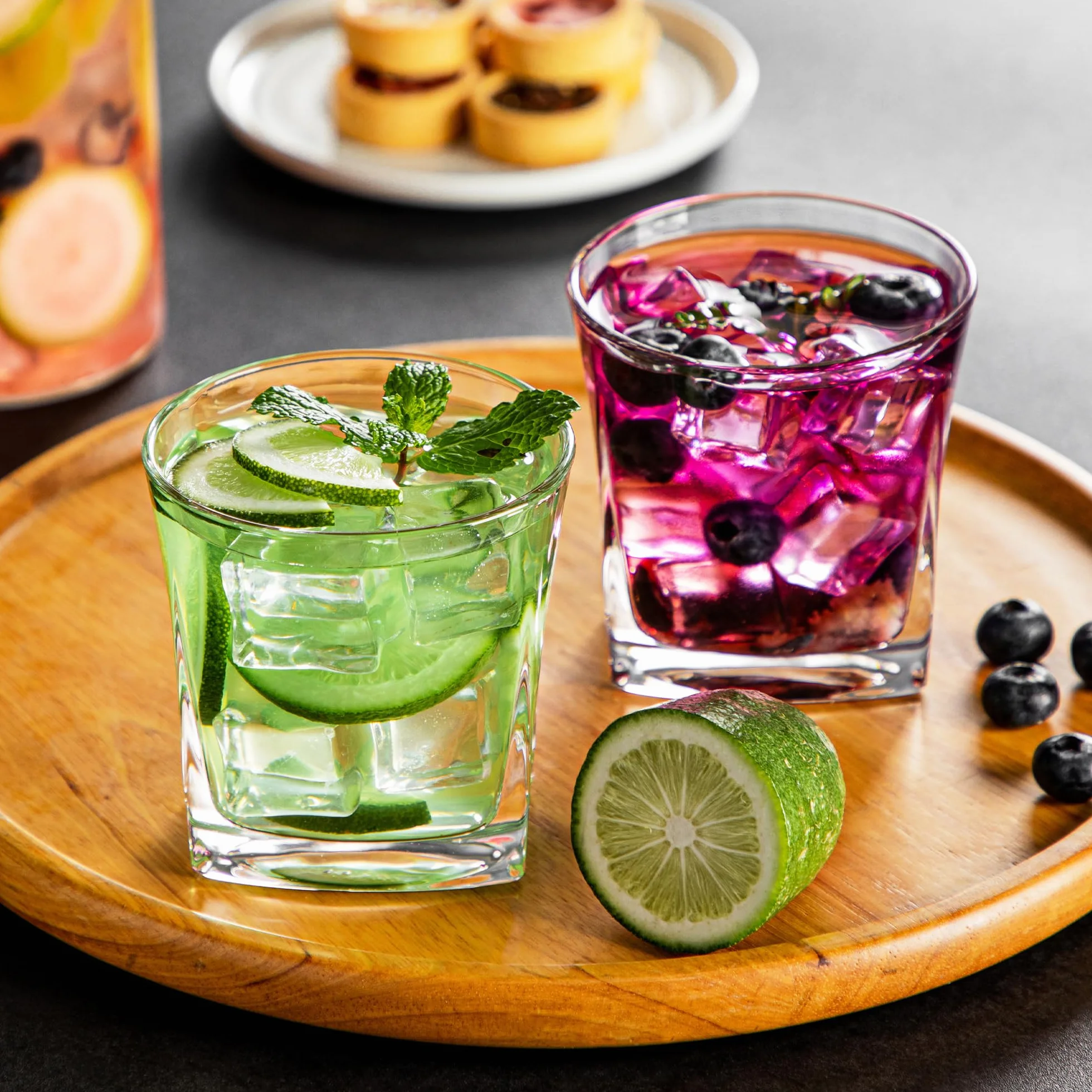 Szklanki do whisky z ciężkim dnem Twist zestaw 4 szt