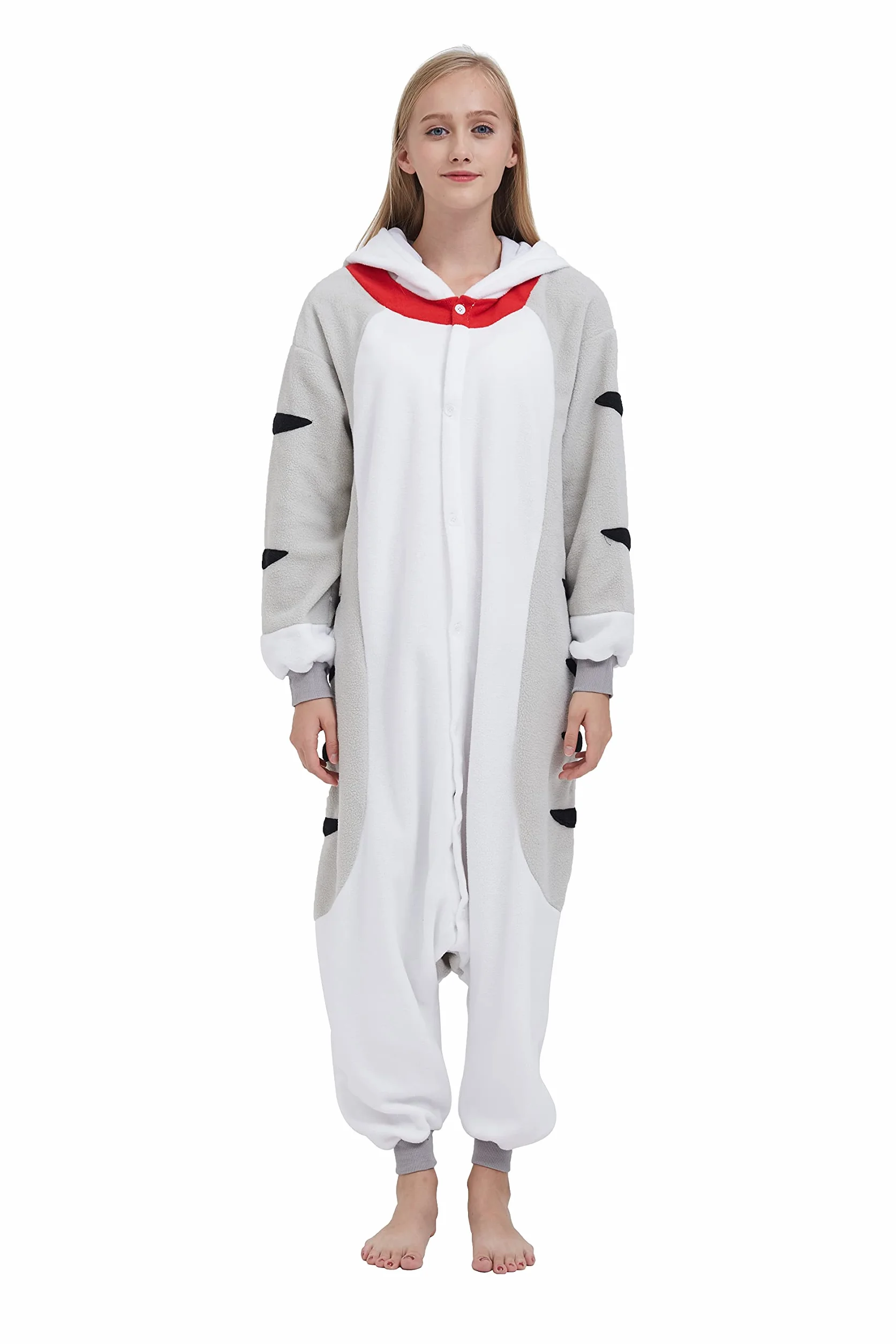 SimZoo Animal Onesie PiżAma Dla DorosłYch Kostium Kota Bielizna Nocna Dla MężCzyzn Kobiety Unisex JednoczęśCiowa Odzież Domowa