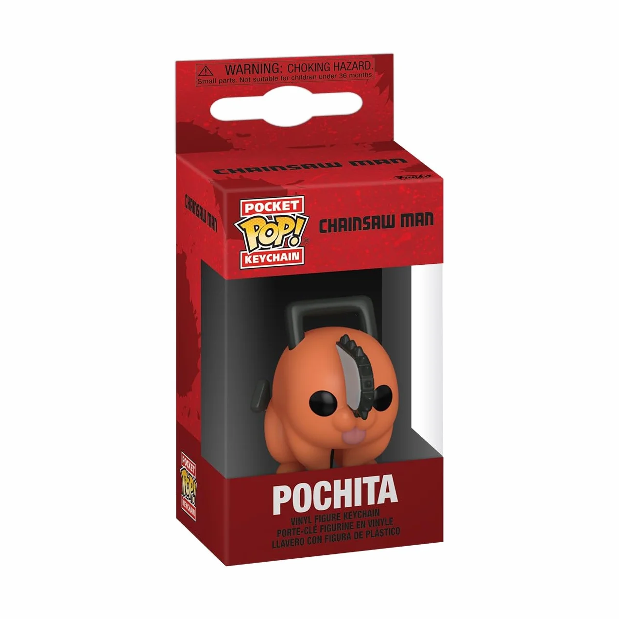 Funko POP! Keychain: CSM - Pochita - Chainsaw Man Novelty Keyring - kolekcjonerska mini figurka - wypełniacz do pończoch - pomysł na prezent - oficjalny towar - fani anime - dekoracja plecaka