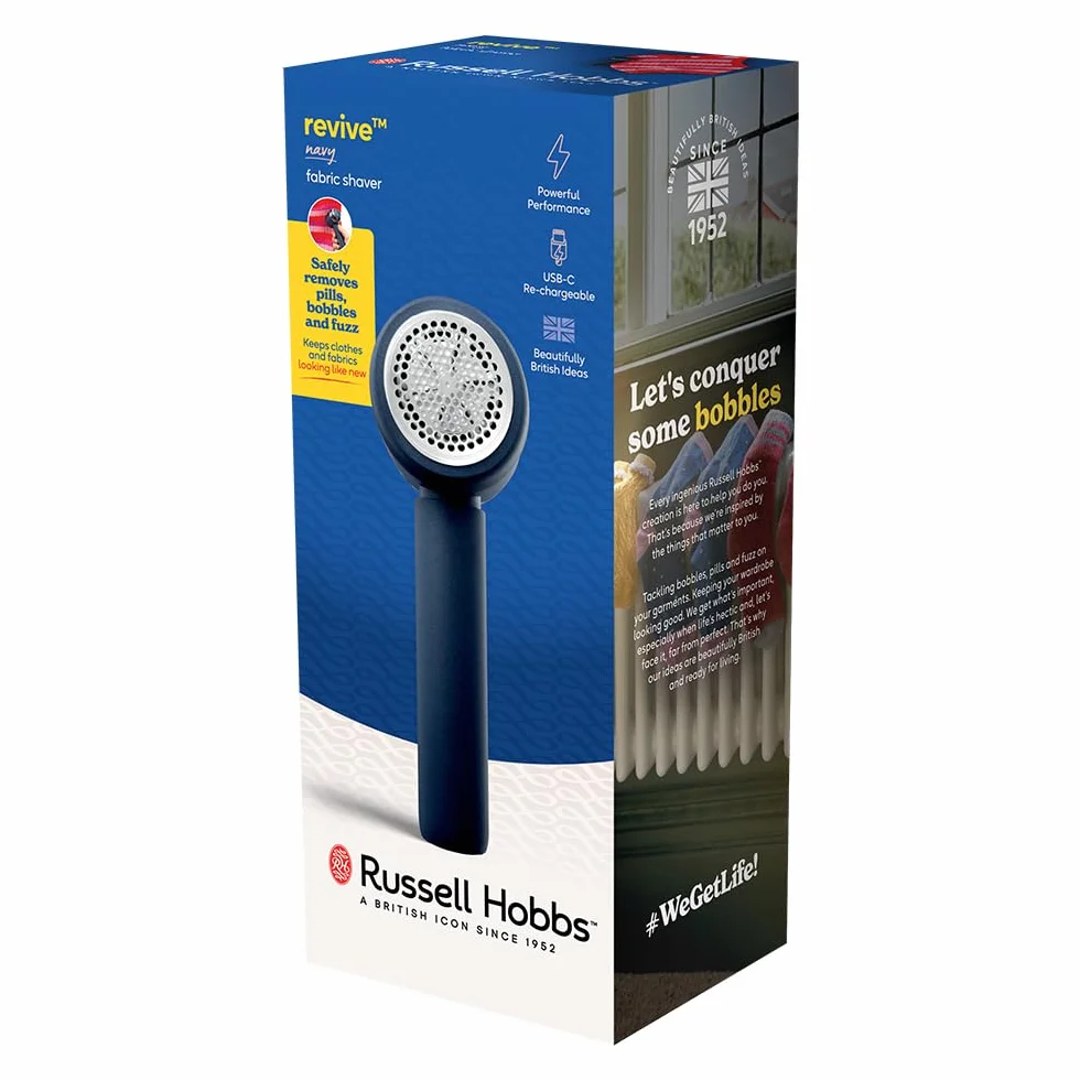 Russell Hobbs Golarka do ubrań i tkanin Revive 27660-56 bezprzewodowa USB-C