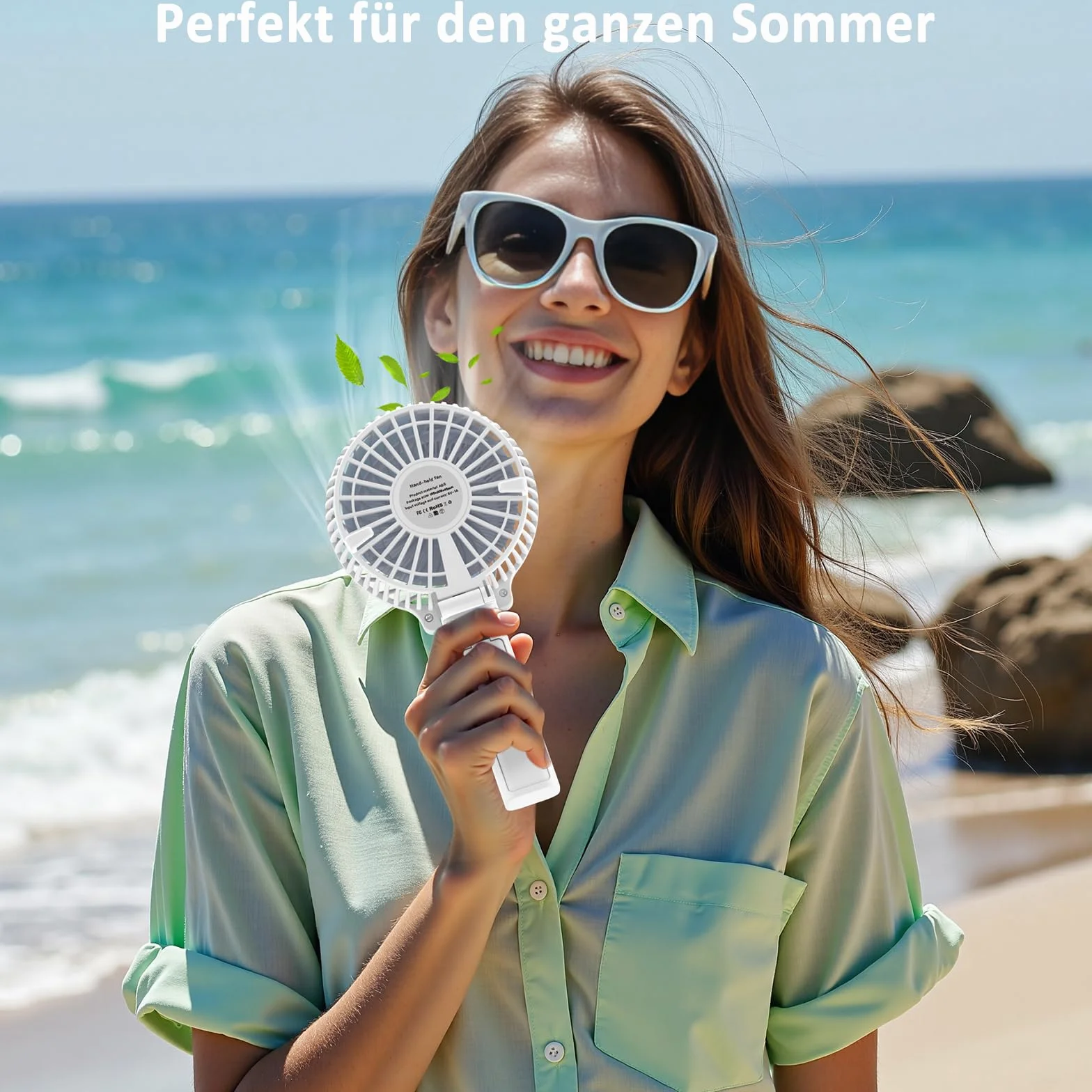 Handheld Fan White