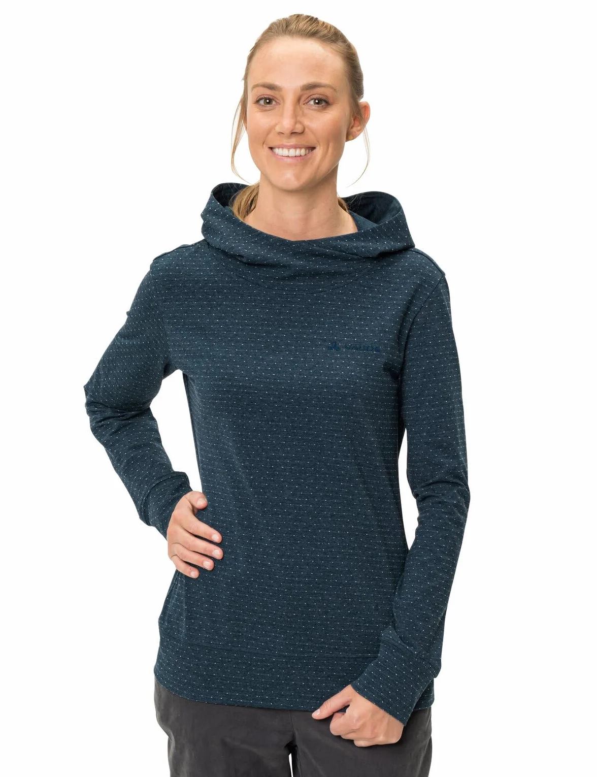 VAUDE Sweter damski Multitube niebieski Dark Sea 38