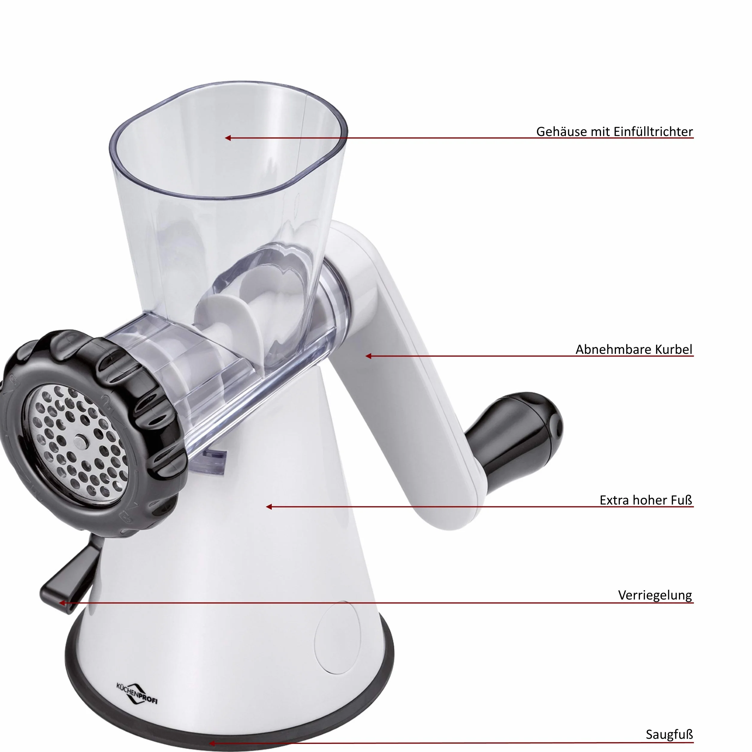 Küchenprofi Maszynka do mięsa Rapid-Kp1310982200/biała