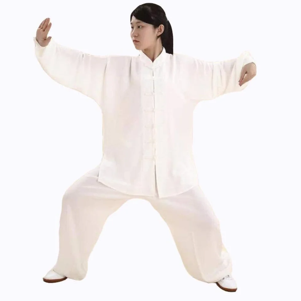 Tai Chi odzież sztuki walki chiński tradycyjne tajskie mundury mundurki Kung Fu odzież sztuki walki odzież taekwondo odzież treningowa strój joga unisex bawełna plus kombinezon jedwabny