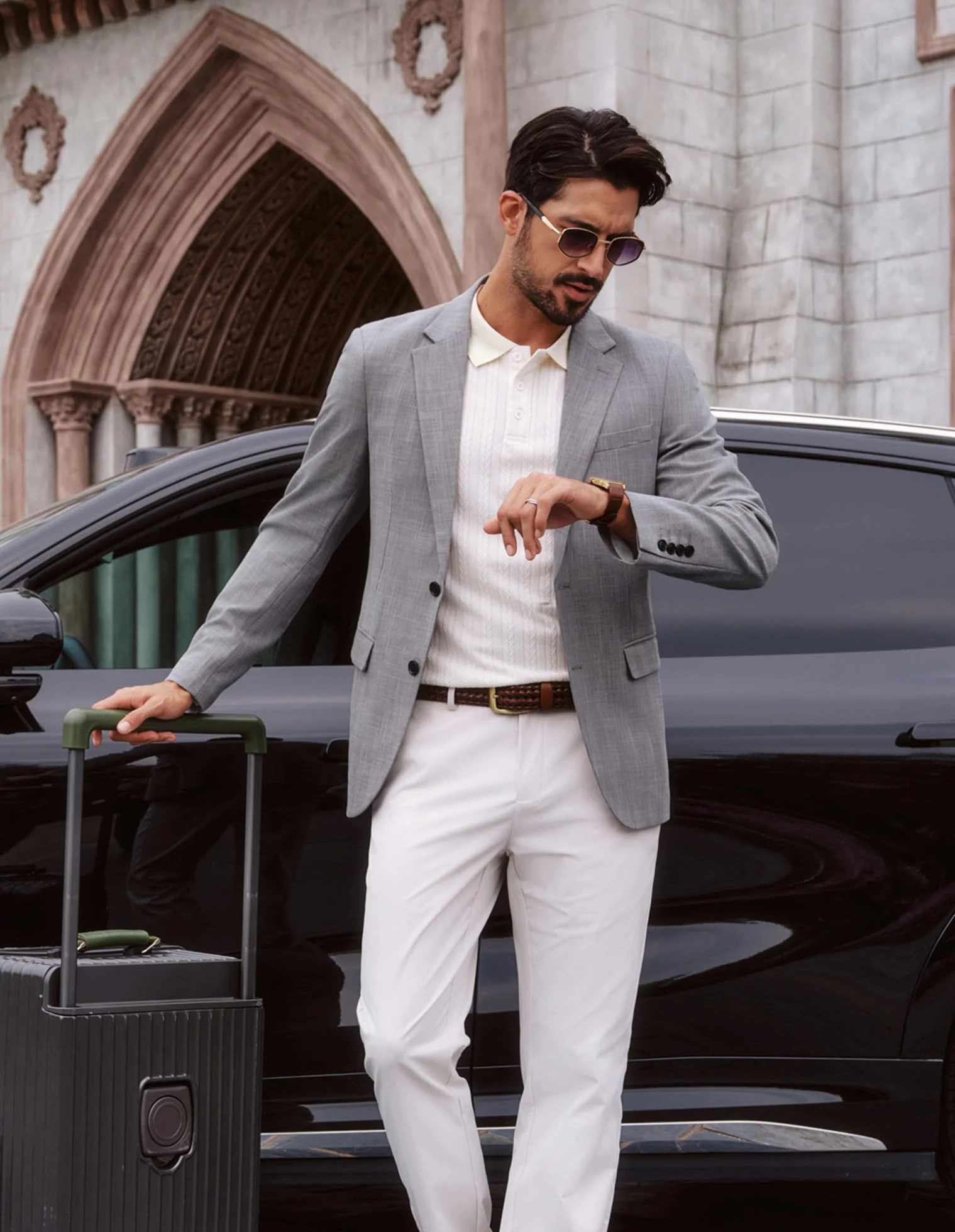 PJ PAUL JONES Marynarki męskie Smart Blazer Kurtki Casual Business Sport Płaszcze