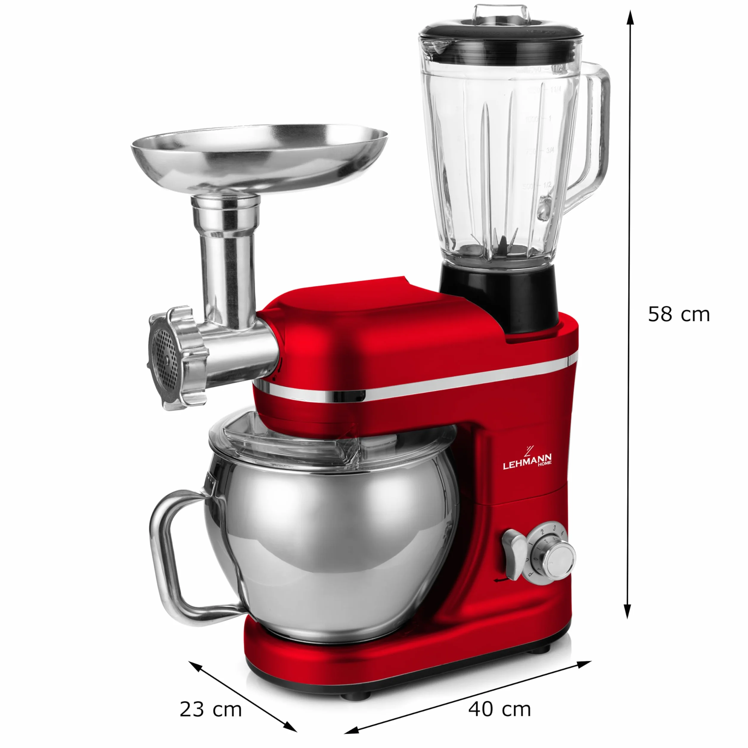 Lehmann Robot kuchenny planetarny LHOPM-1305A-R 5l stal nierdzewna 3000 W mikser