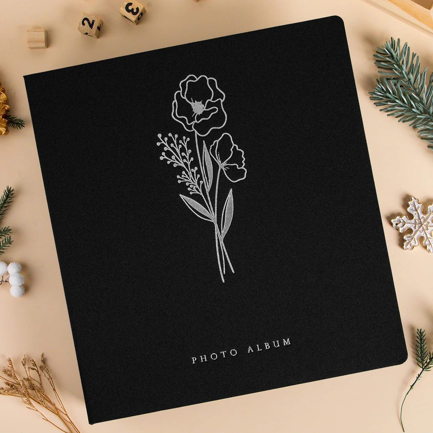 Lanpn Album fotograficzny 11 x 15, 11,5 x 15 cm, na 1000 zdjęć, znakomity zestaw albumów na zdjęcia, każdy może pomieścić 1000 poziomych i pionowych zdjęć, dla chłopców i dziewcząt (czarny)