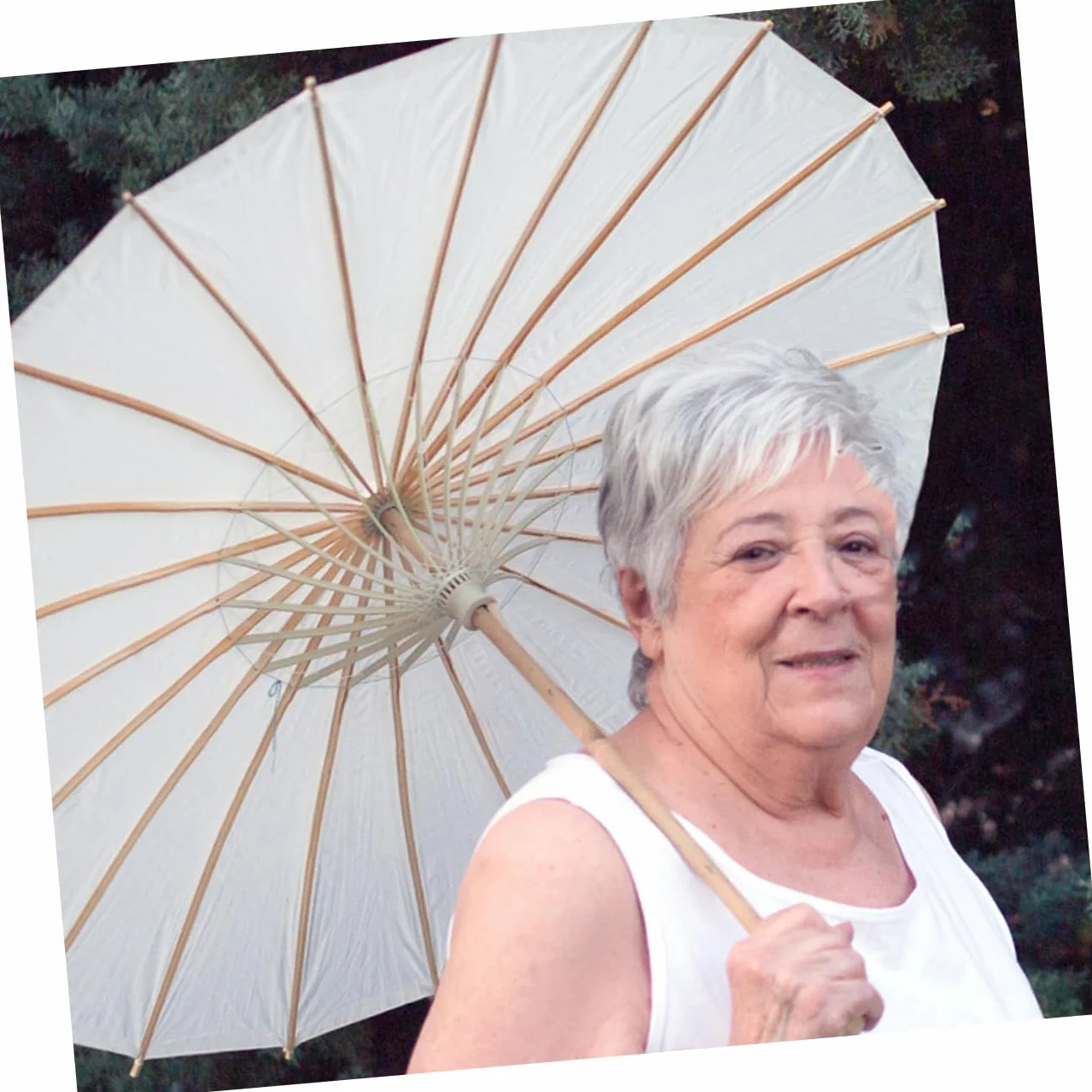 Parasol z Papieru Olejowego Akcesorium Wspornik Parasola