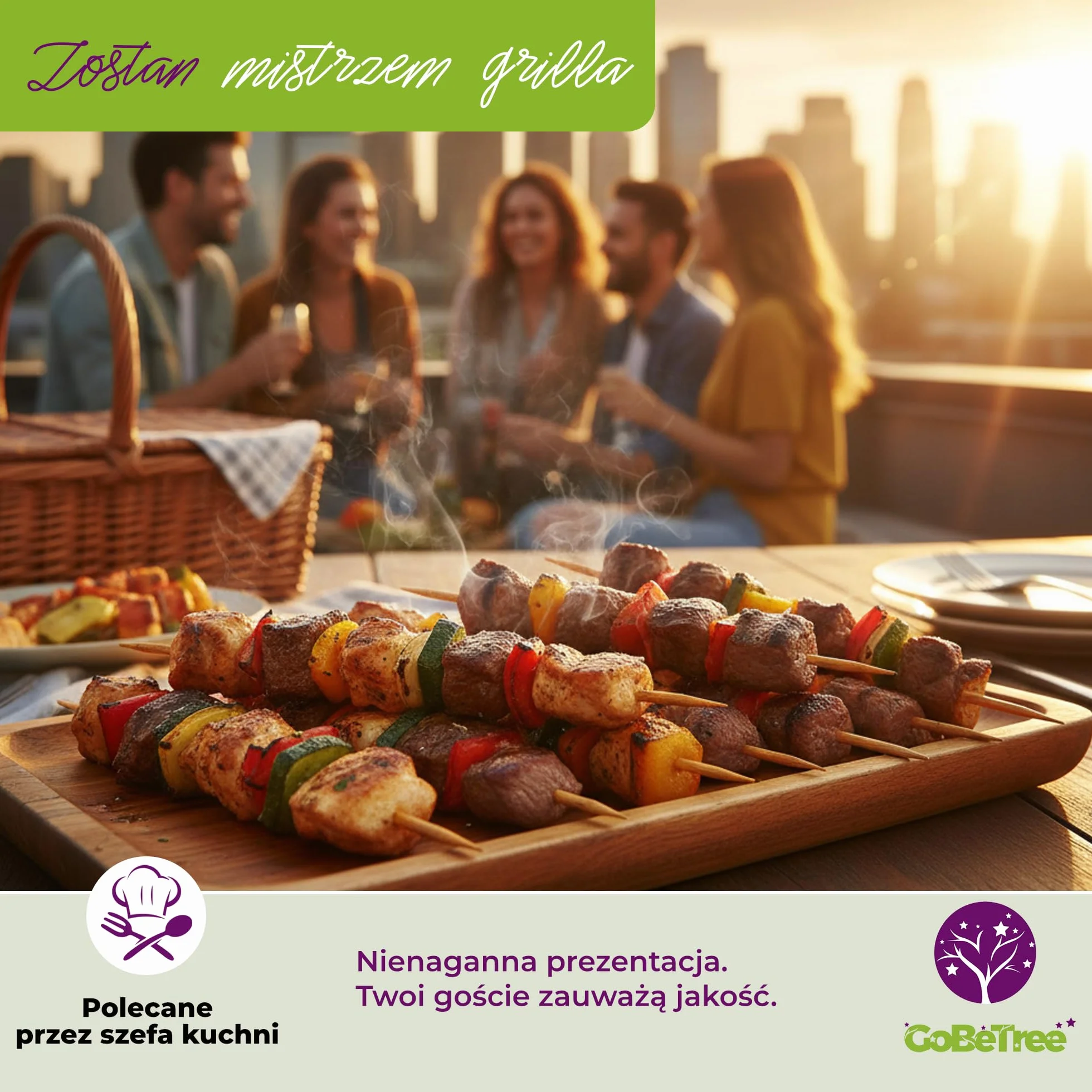 Patyczki do Szaszłyków z Brzozy 10cm x 2,5mm – Drewniane Szpikulce na Grill i BBQ