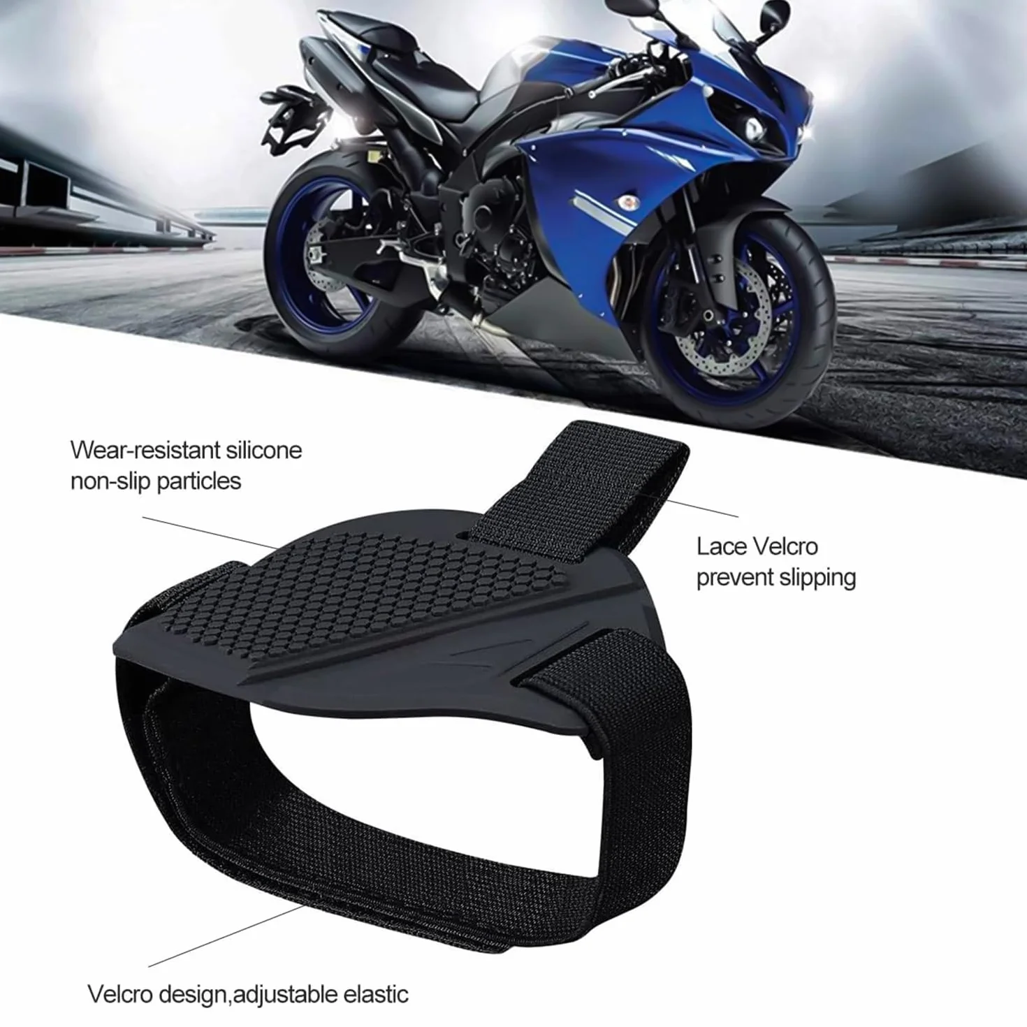 Pokrowce na buty do dźwigni zmiany biegów motocyklowych do ochrony butów, ochraniacz na buty motocyklowe, ochraniacz na buty motocyklowe, akcesoria motocyklowe (czarny)