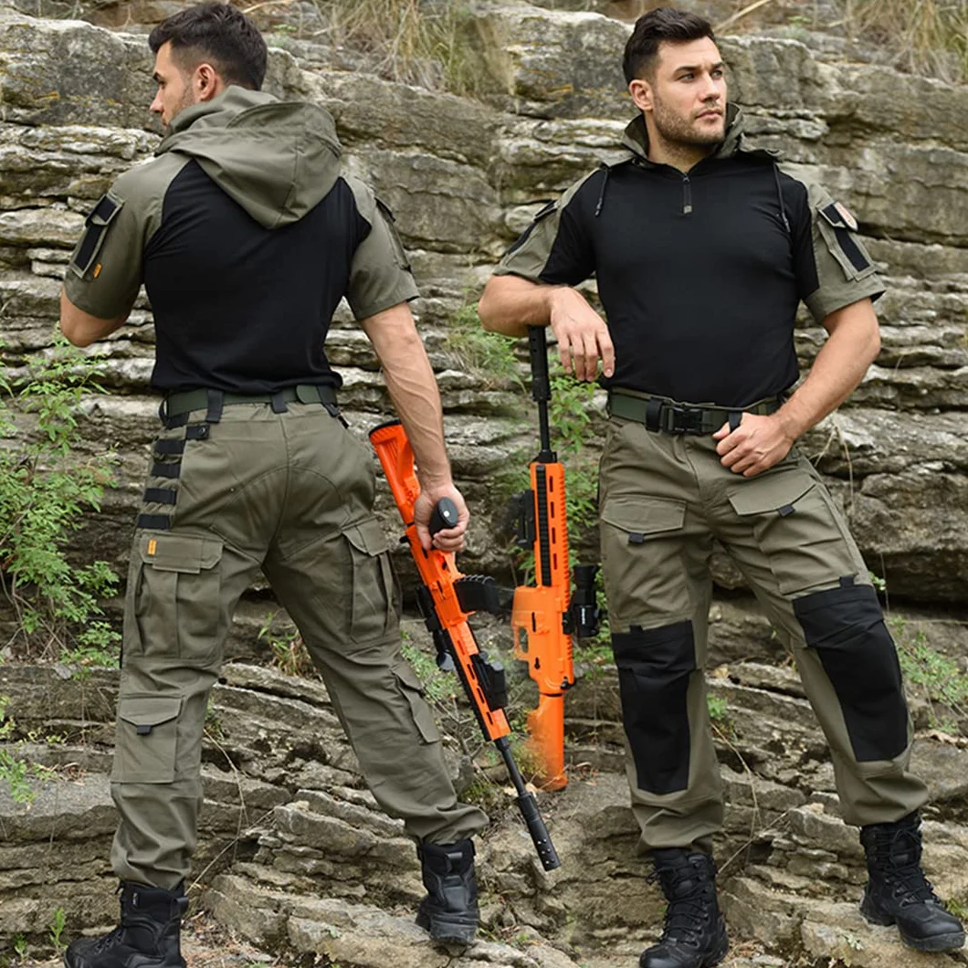 Kombinezon taktyczny koszulki polowanie mundur bojowy sprzęt do noszenia na zewnątrz ćwiczenia i rozrywka