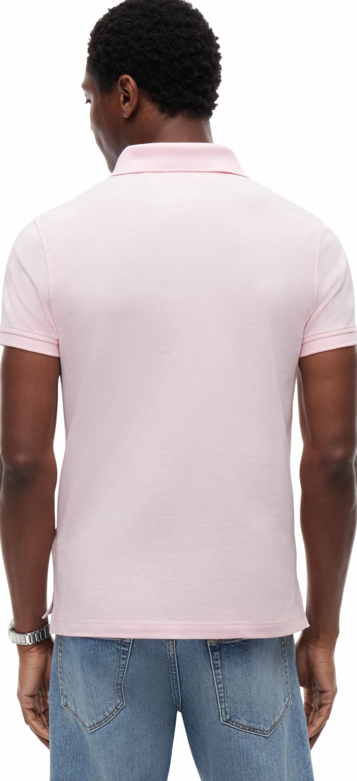 Tommy Hilfiger Męskie polo 1985 Slim MW0MW17771 S/S Polo, różowe, XL