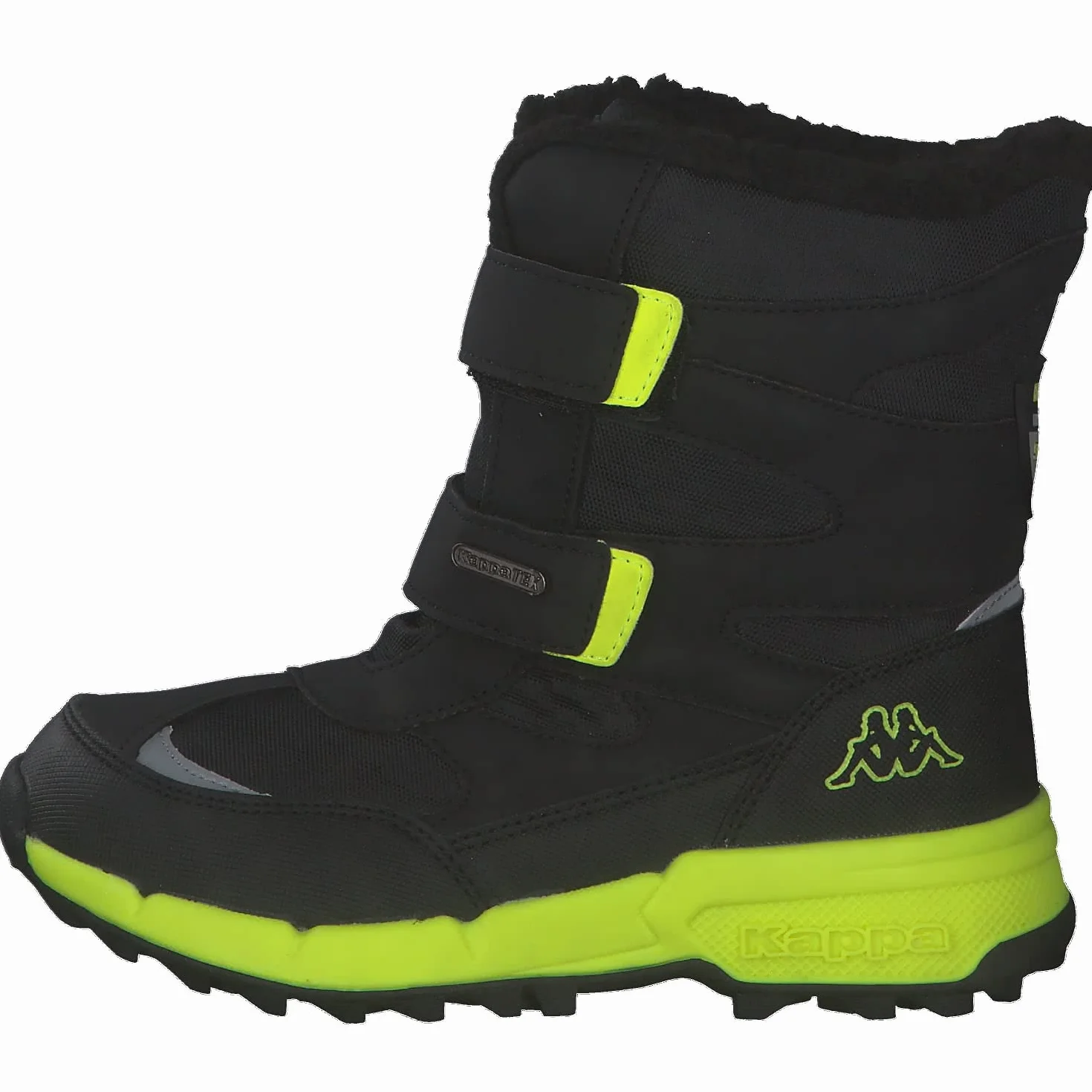 Kappa Dziecięce buty zimowe, uniseks, Black Lime, 33 EU