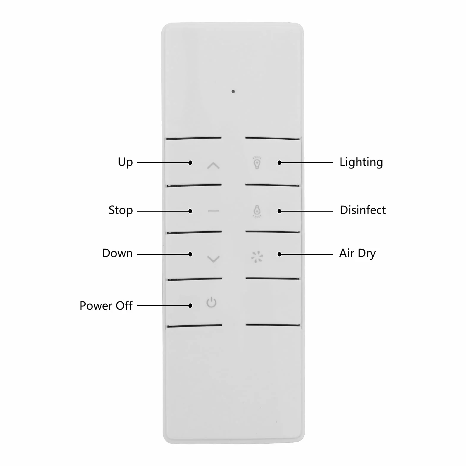 Elektryczna suszarka do bielizny 800 W z mocowaniem sufitowym, ogrzewaniem PTC, LED
