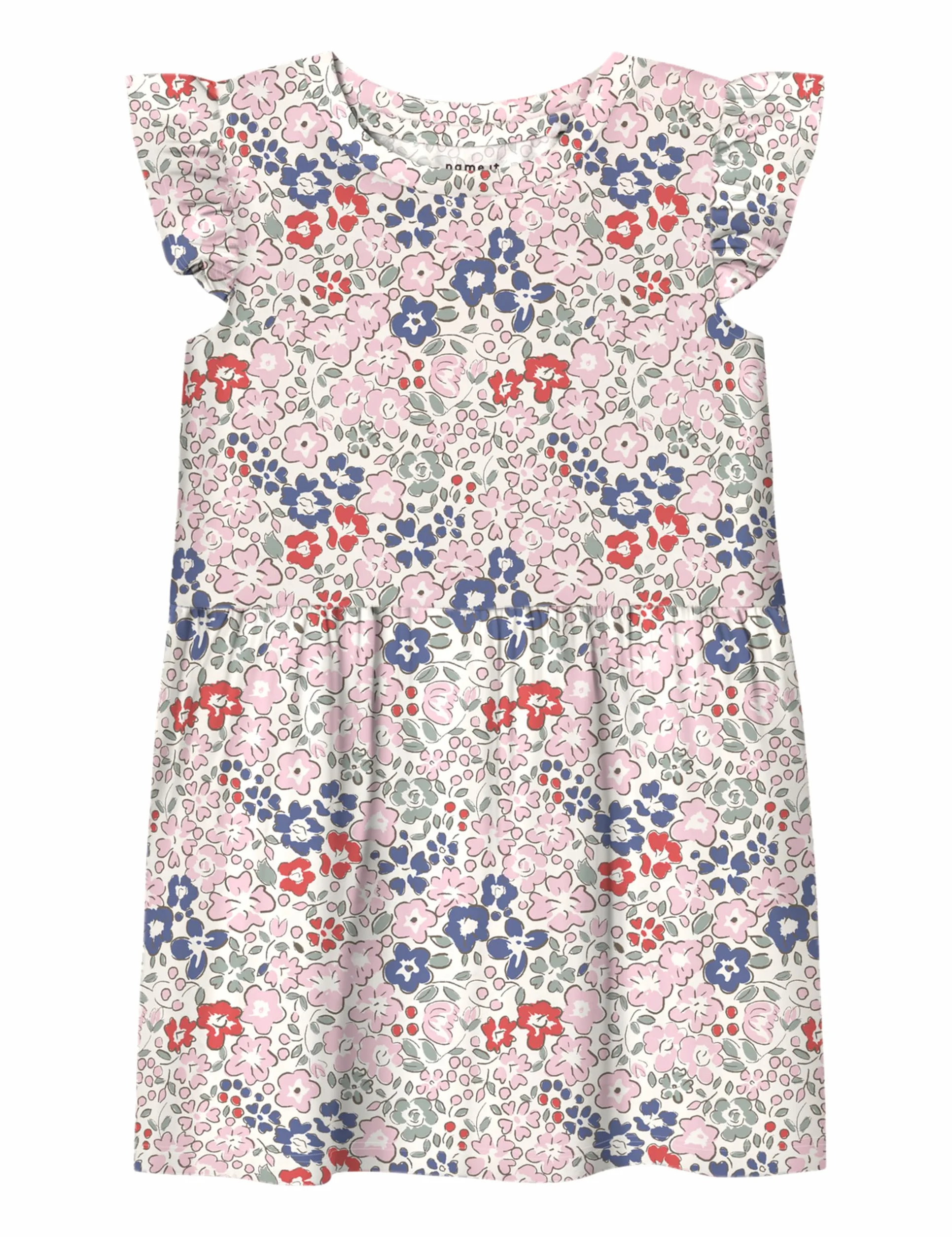 Name It Dziewczęca czapka z daszkiem Nmfhaile Sl Dress, jasna biel, 122 EU