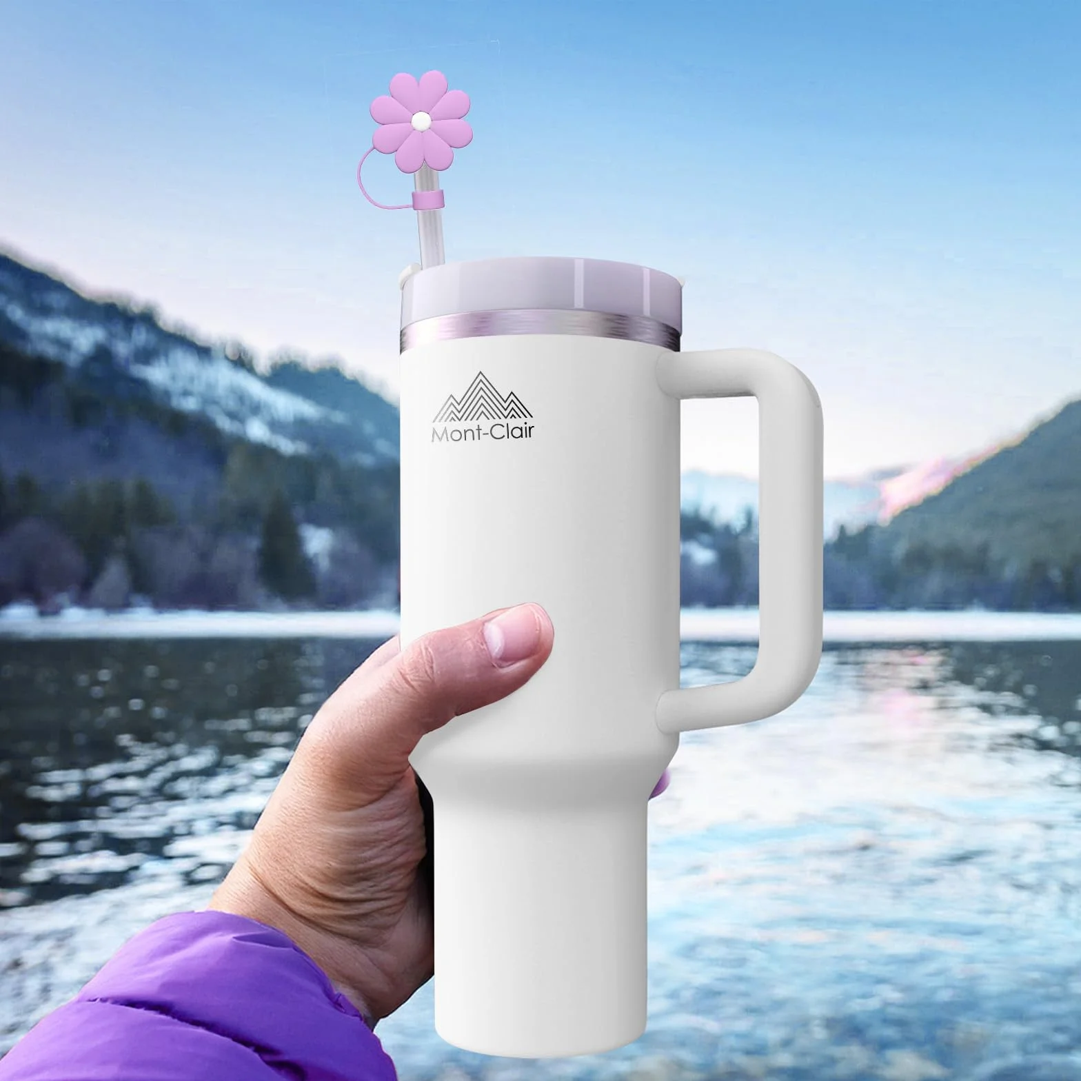 Mont-Clair nakładki na słomkę silikonowe do kubków Stanley Yeti 30 40 uncji butelek