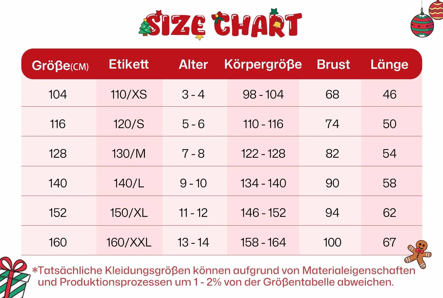 BesserBay Dziecięcy sweter z okrągłym dekoltem Święty Mikołaj nadruk unisex bluza 110-164