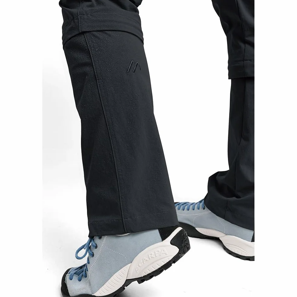 MAIER SPORTS Capri spodnie Arolla z odpinanymi nogawkami, wykonane w 90% z PA 10% EL, w 24 rozmiarach, spodnie outdoorowe, spodnie trekkingowe, spodnie capri w zestawie z paskiem, bi-elastyczne