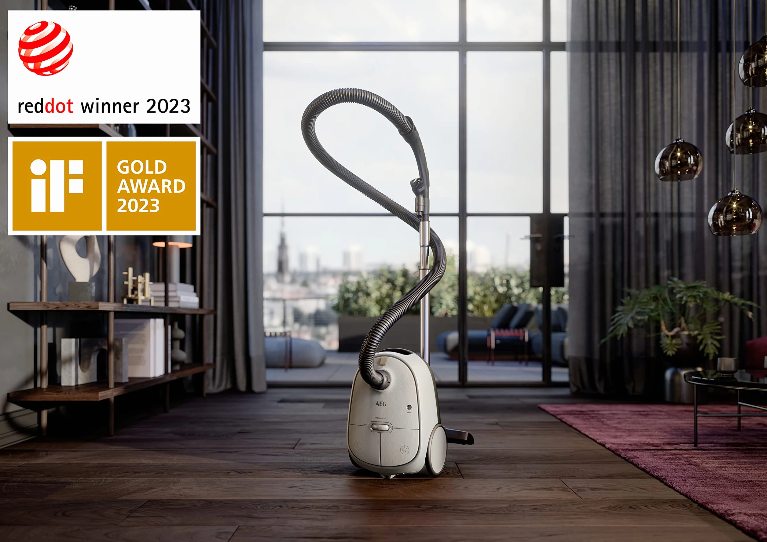 Aeg Hygienic 6000 Odkurzacz 850W 230V Biały Czarny