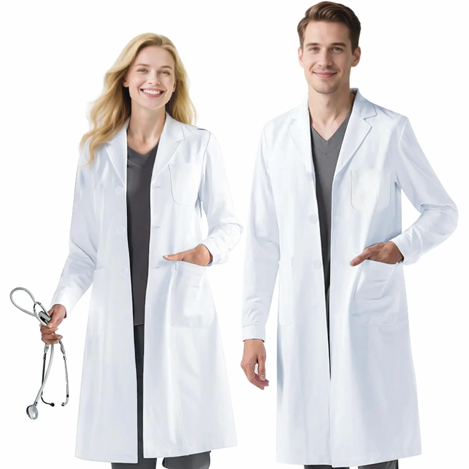 Szlafrok laboratoryjny dorosły do pracy w laboratorium