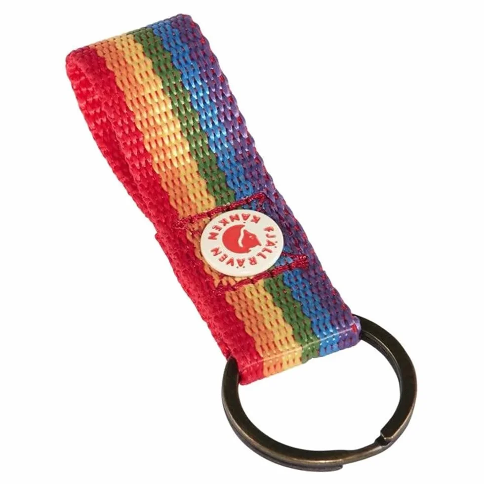 Fjallraven Kånken tęczowy brelok portfele i małe torby - wzór tęczy, jeden rozmiar