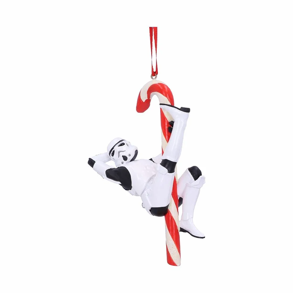 Nemesis Now Stormtrooper laska cukrowa wisząca ozdoba dekoracja 12 cm, Boże Narodzenie, biały