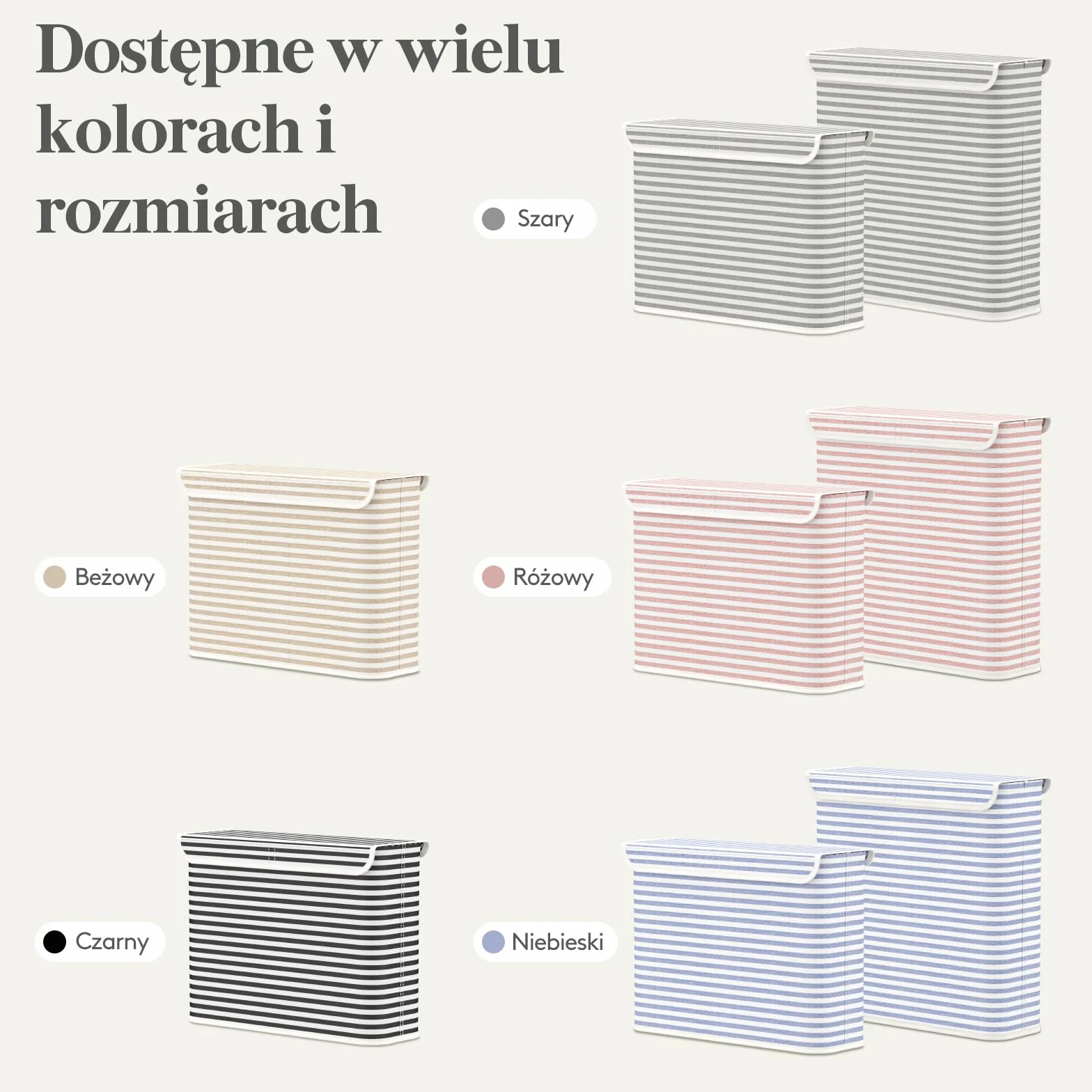 Lifewit Pojemnik na Papier Toaletowy z Pokrywą Składany 22L Wodoodporny Organizer Łazienka Szary