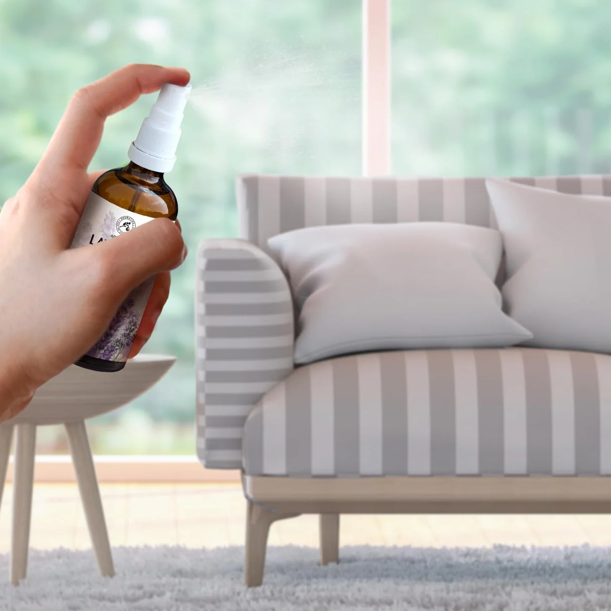Lawendowy Spray Olejek Lawendowy - 100ml - Spray do Spania i Poduszek - Odświeżacz do Szafy
