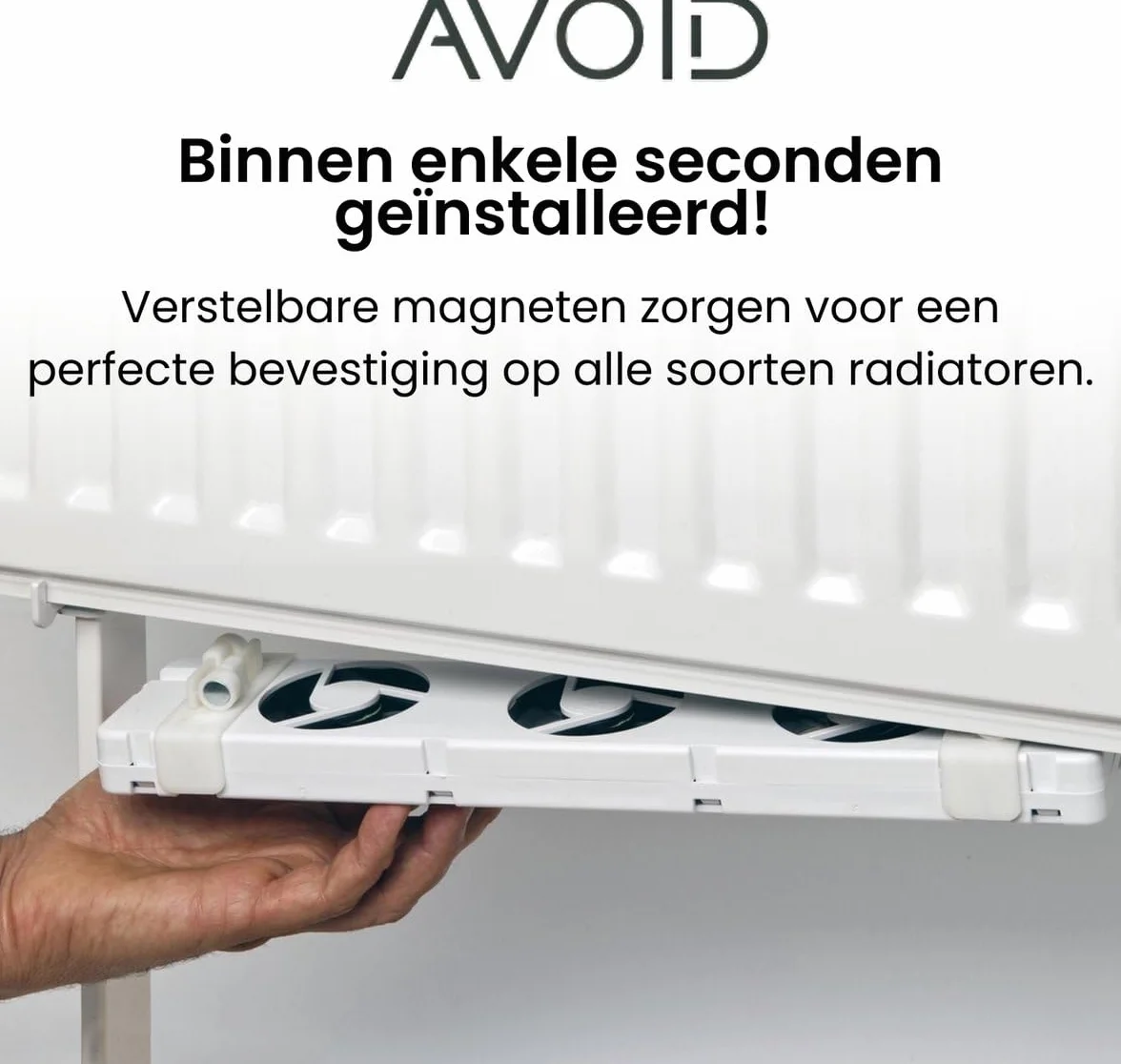 AVOID Wentylator chłodnicy energooszczędny do grzejników