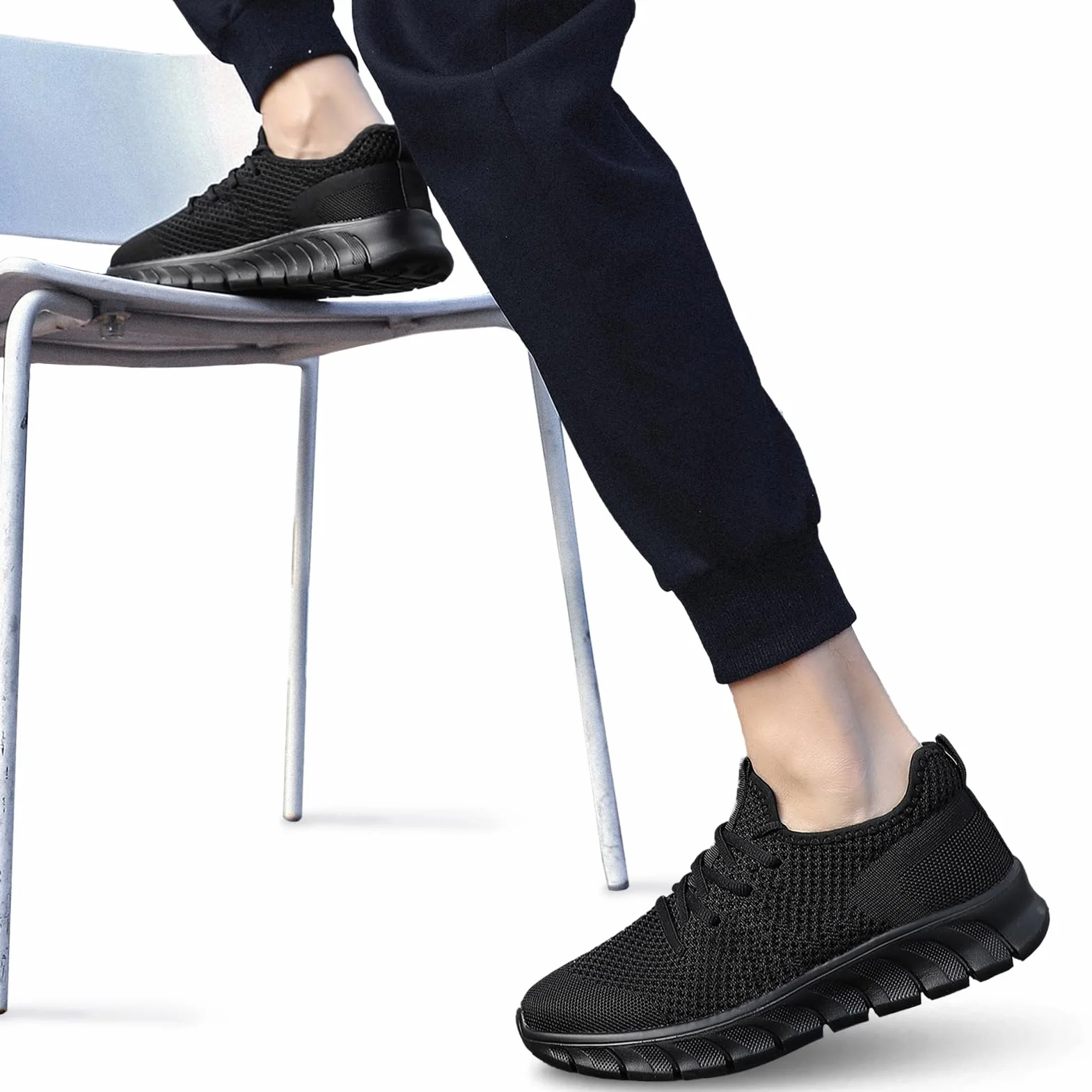 Damyuan Damskie buty typu sneaker, buty sportowe, buty do biegania, buty tenisowe, buty do fitnessu, wsuwane buty do chodzenia