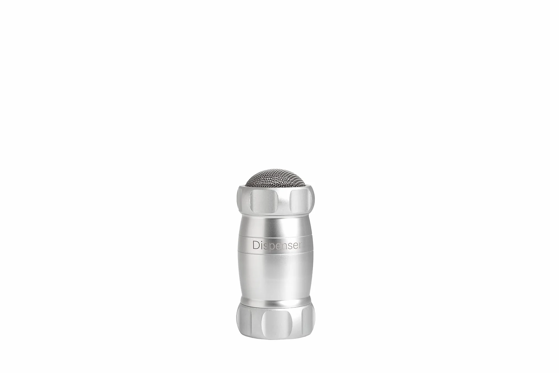 Dispenser Marcato srebrny - sito mąka, kakao, cukier puder